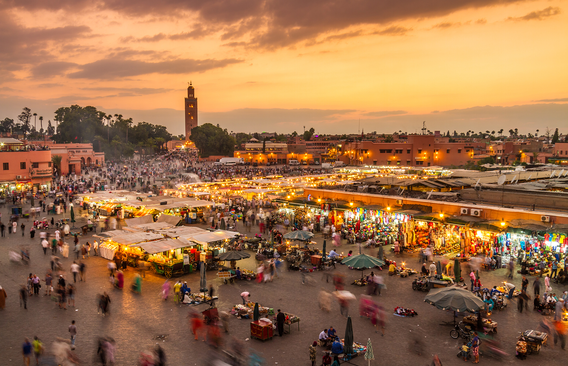 Jemaa el-Fna square in Marrakech (Image: Matej Kastelic/Shutterstock)