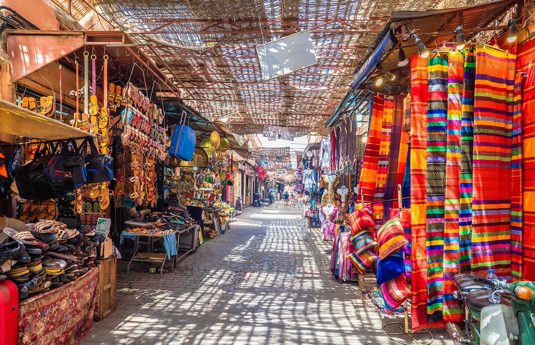 Street in Marrakech's medina (Image: Balate Dorin/Shutterstock)