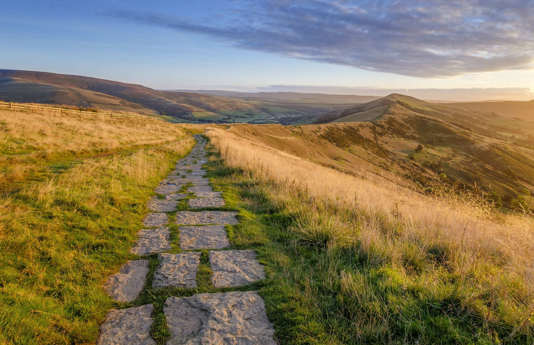 Stone path in the Peak District (Image: Richard Bowden/Shutterstock)