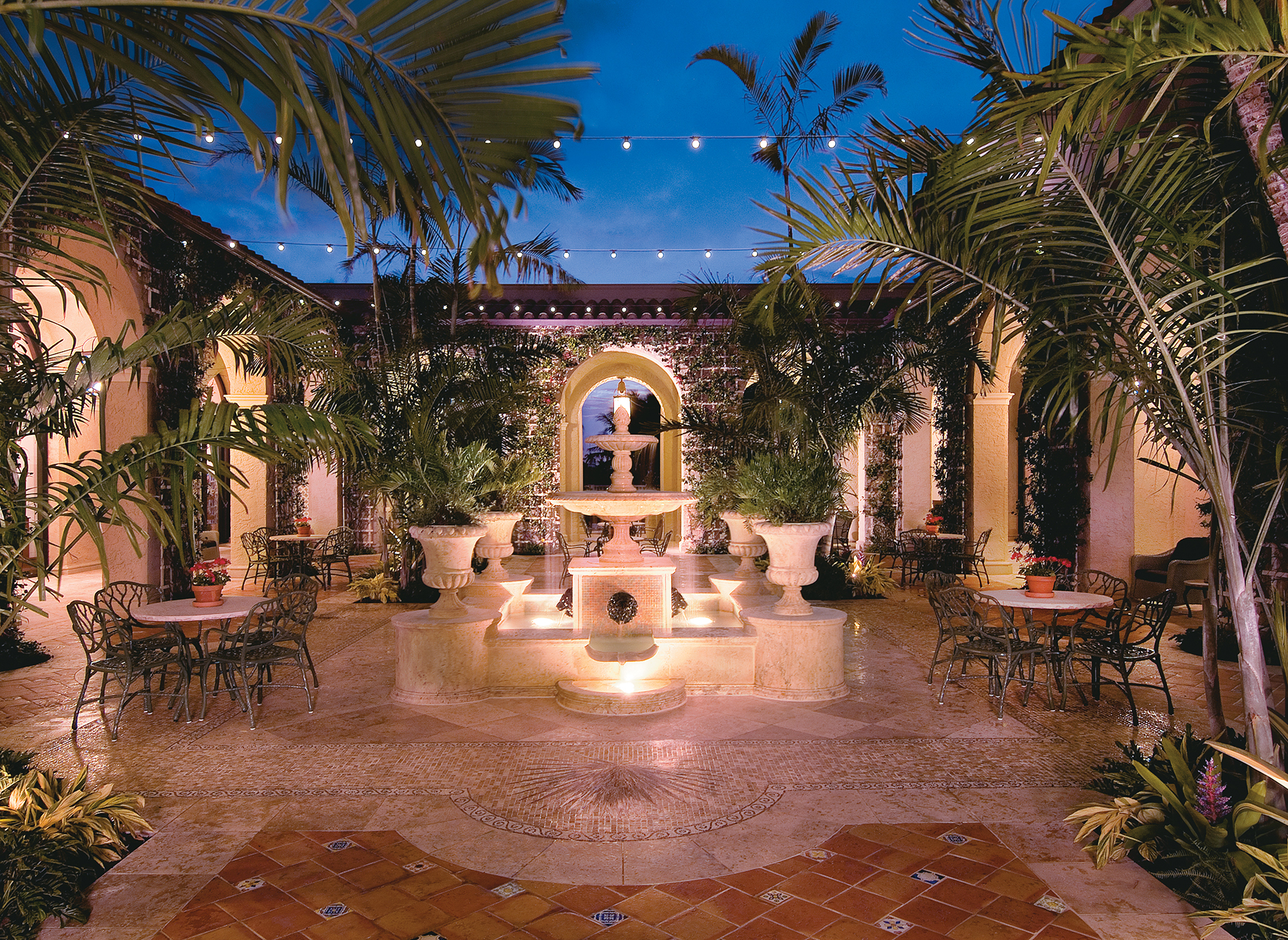 Courtyard at The Breakers (Image: The Breakers)