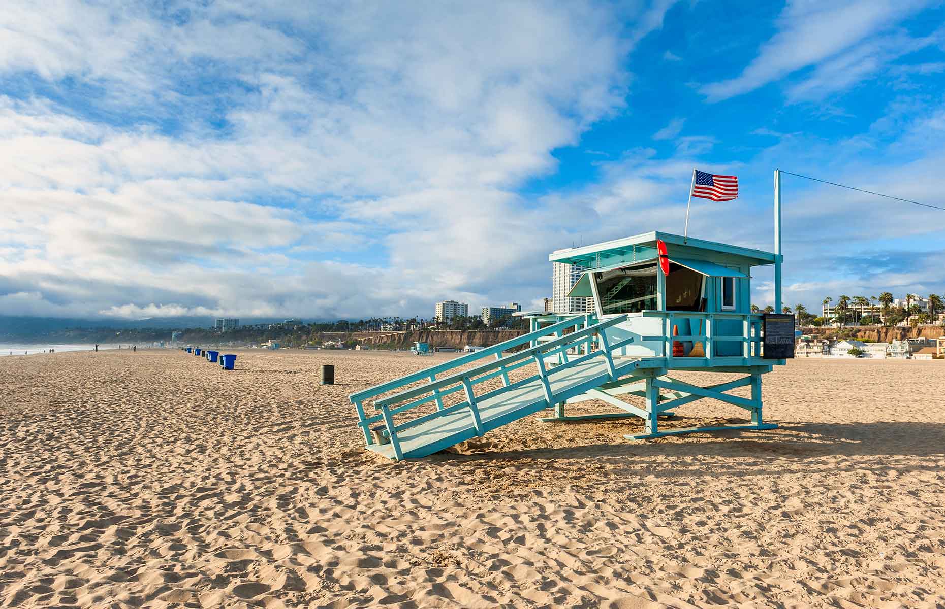 Santa Monica beach (Image: Allard One/Shutterstock)