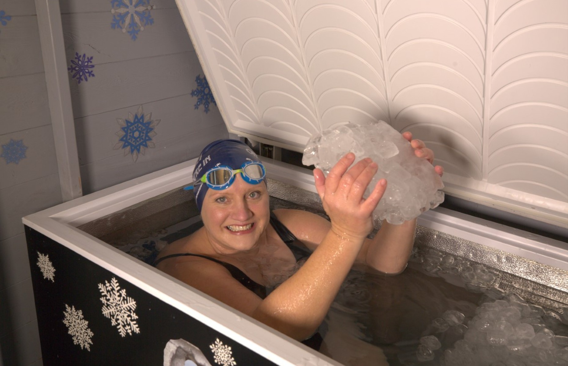 Cath in her freezer (Image: Cath Pendleton)