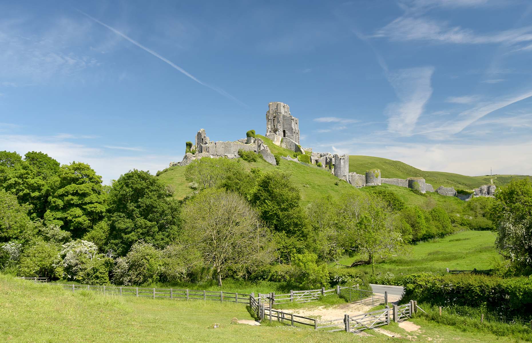 Corfe Castle (Image: DavidYoung/Shutterstock)