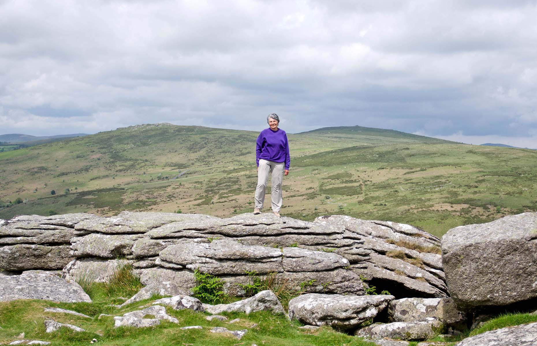 Hilary in Dartmoor National Park