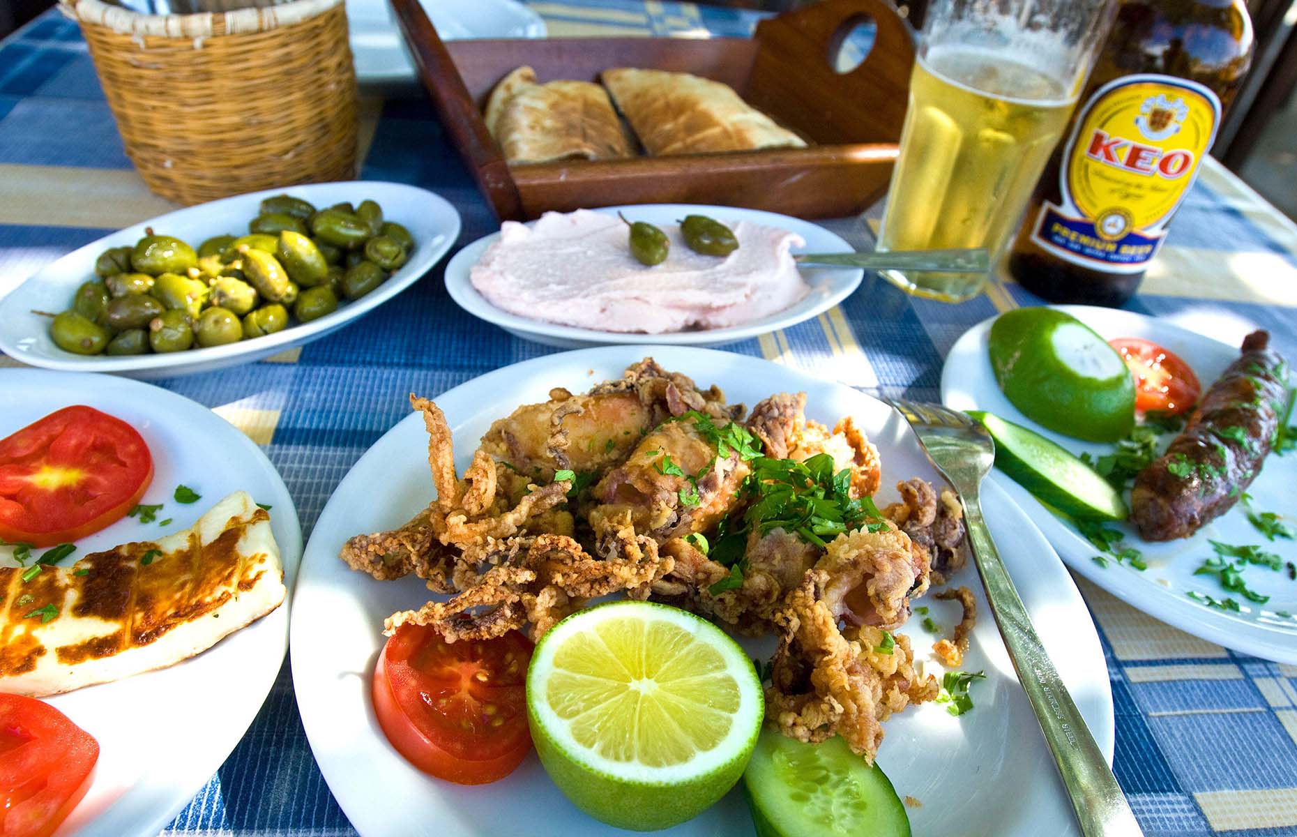 Food in Limassol (Image: City Image/Alamy Stock Photo)