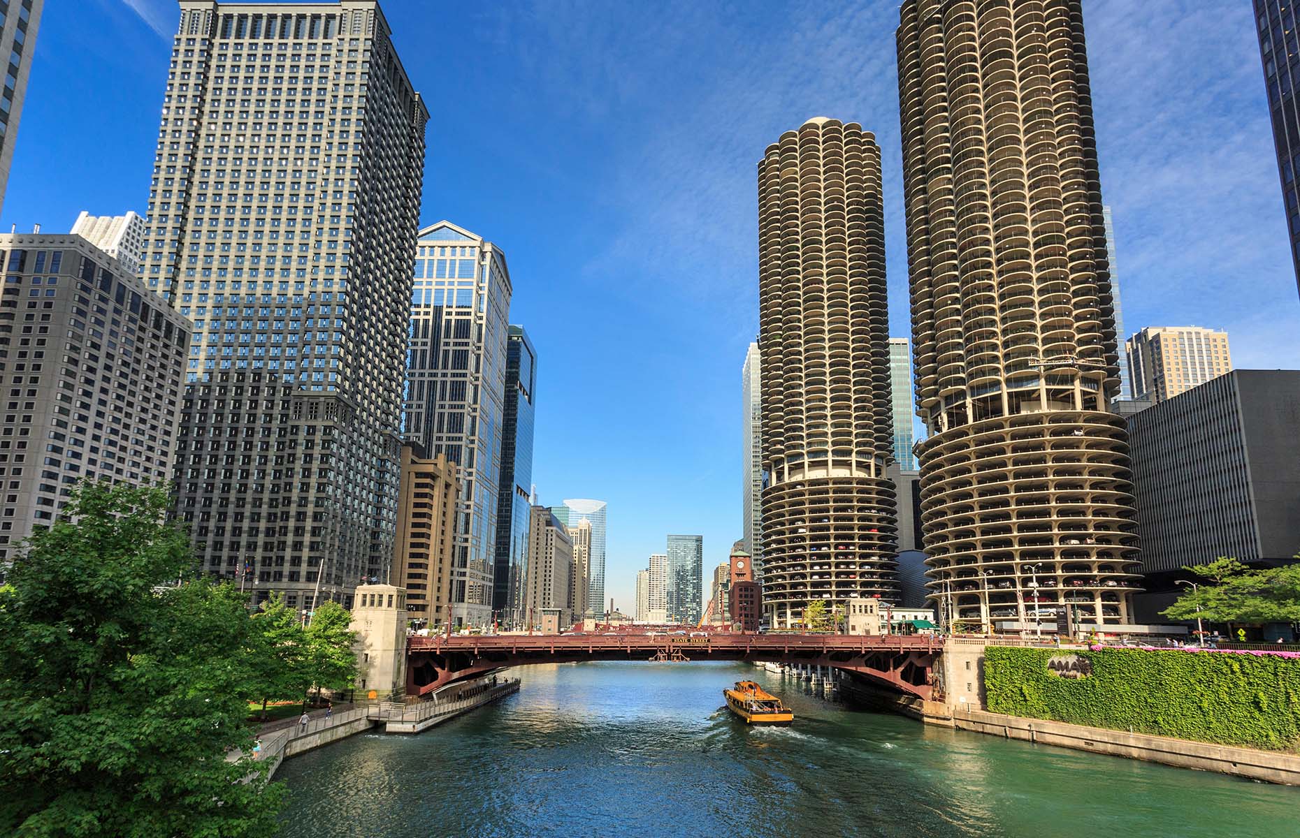 Marina Towers, downtown Chicago (Image: Jon Lovette/Alamy)