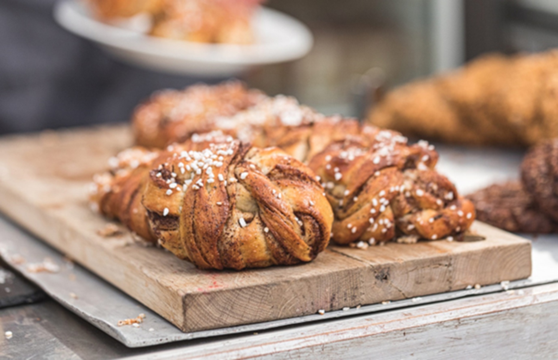 Cinnamon buns in traditional Fika (Image: Angela-Kotsell / Shutterstock)