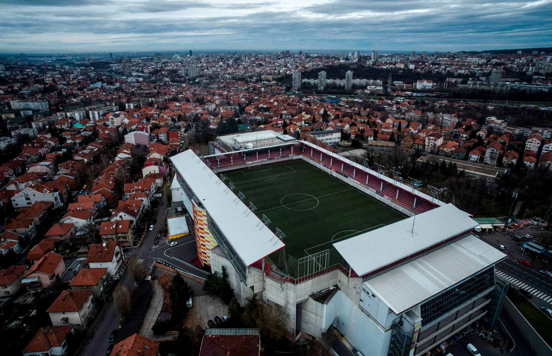 The FK Vozdovac Stadium, Belgrade (Image: Vladimir Zivojinovic/Getty Images)