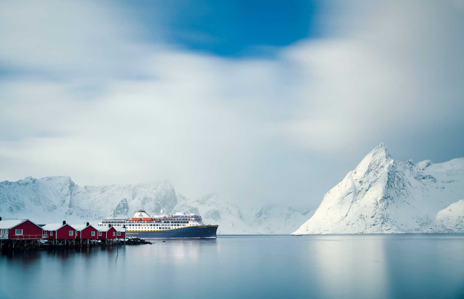 Havila Voyages' Arctic Circle trip in winter, Lofoten Islands (Image: Havila Voyages)