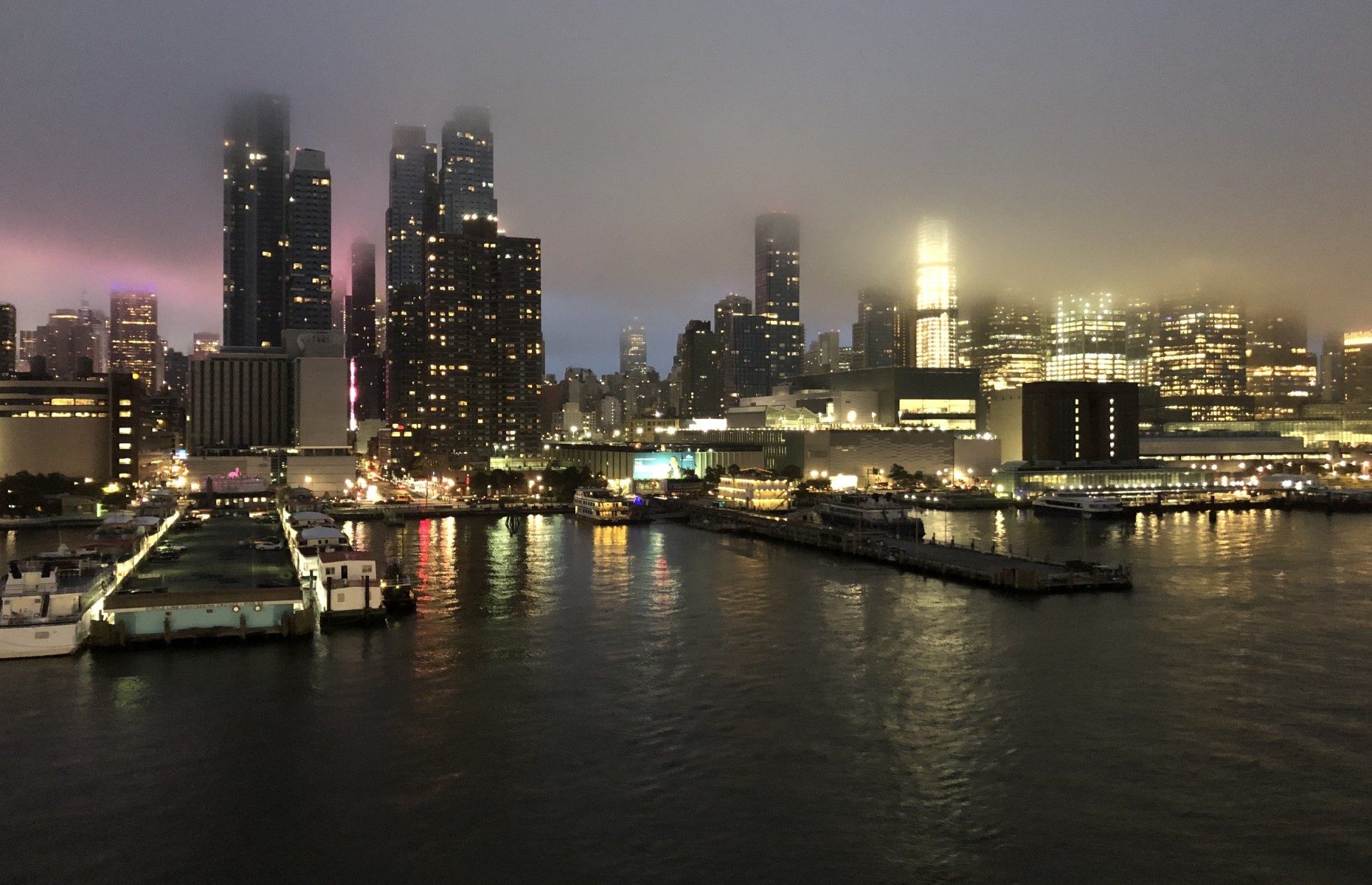 A view of Manhattan from onboard Holland America Line's MS Rotterdam (Image: Jo Kessel) 