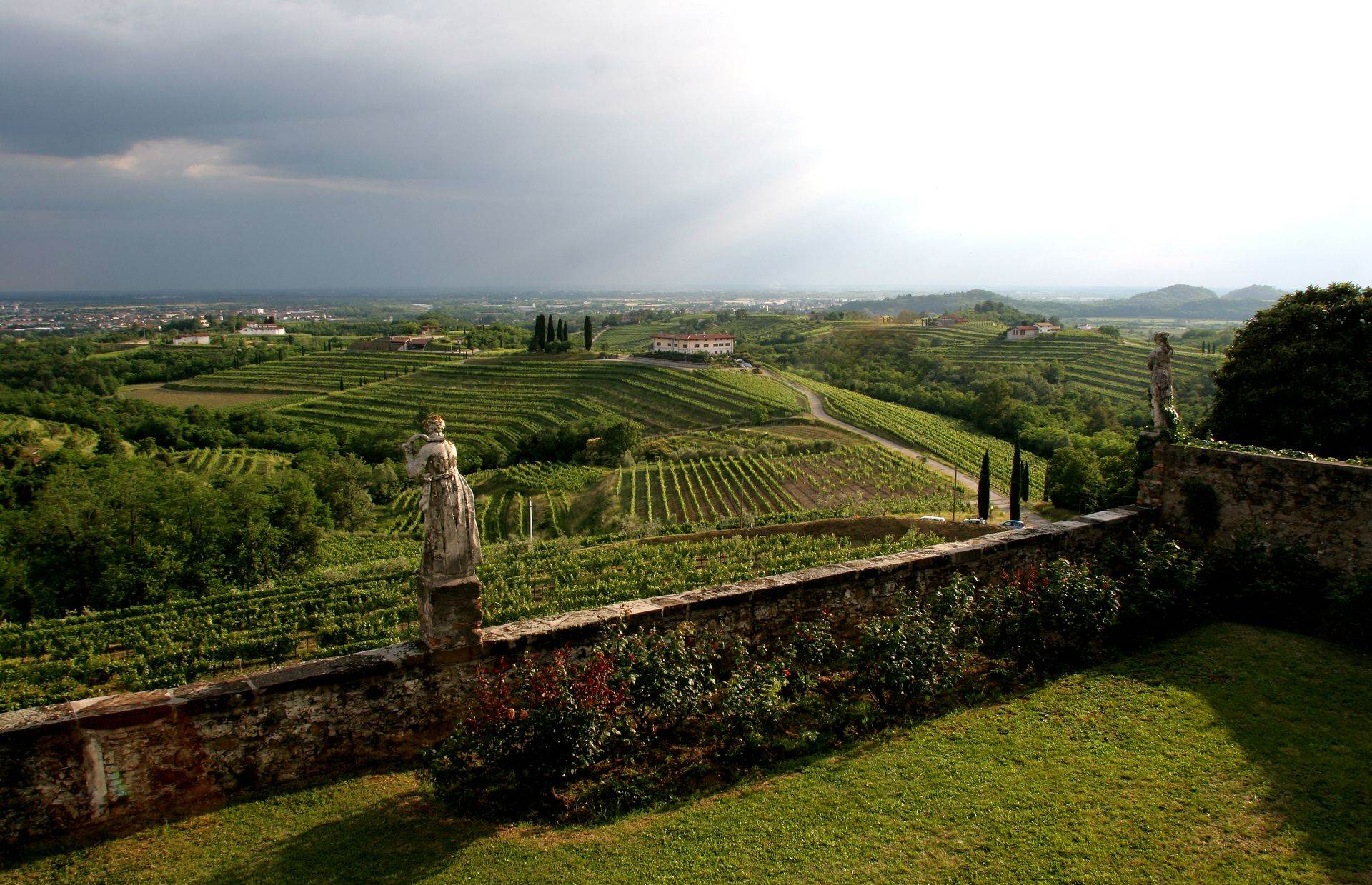 The view from Rosazzo Abbey (Image: Luigi Vitale)