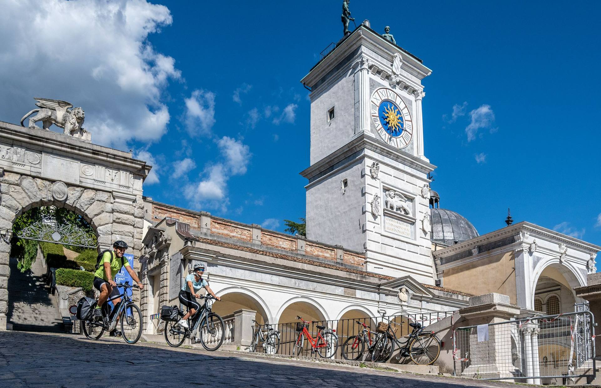 Cylists in Udine (Image: Nicola Brollo)