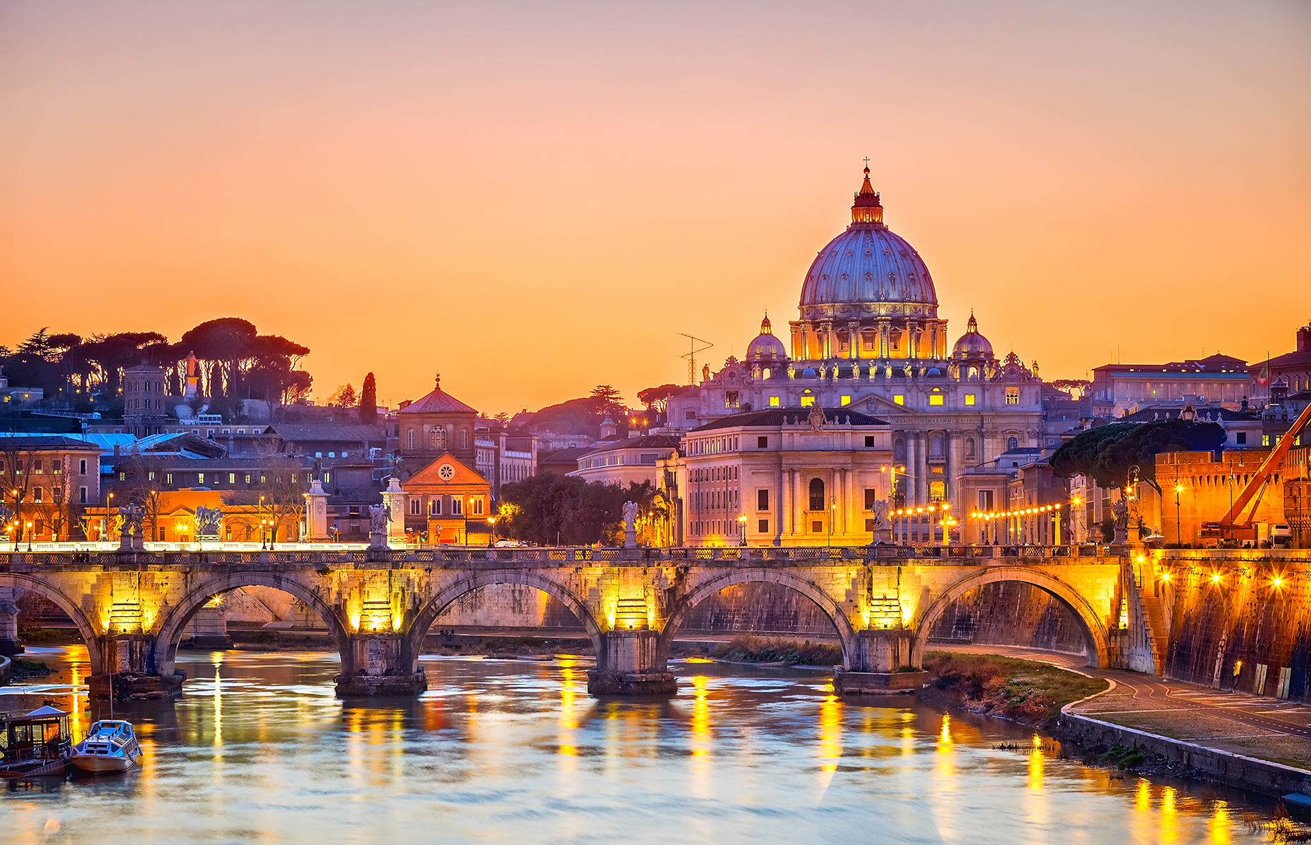 Rome, Italy at sunset. (Image: S.Borisov/Shutterstock)