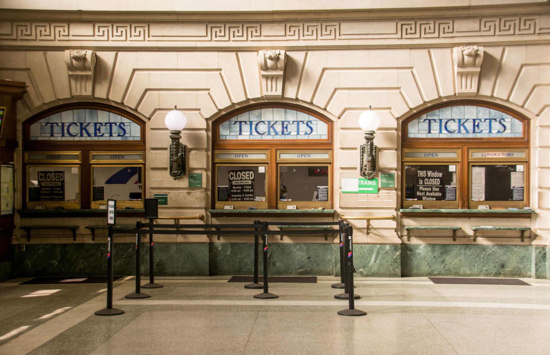 Lackawana train station ticketing area (Image: Robi Jaffrey/Shutterstock)