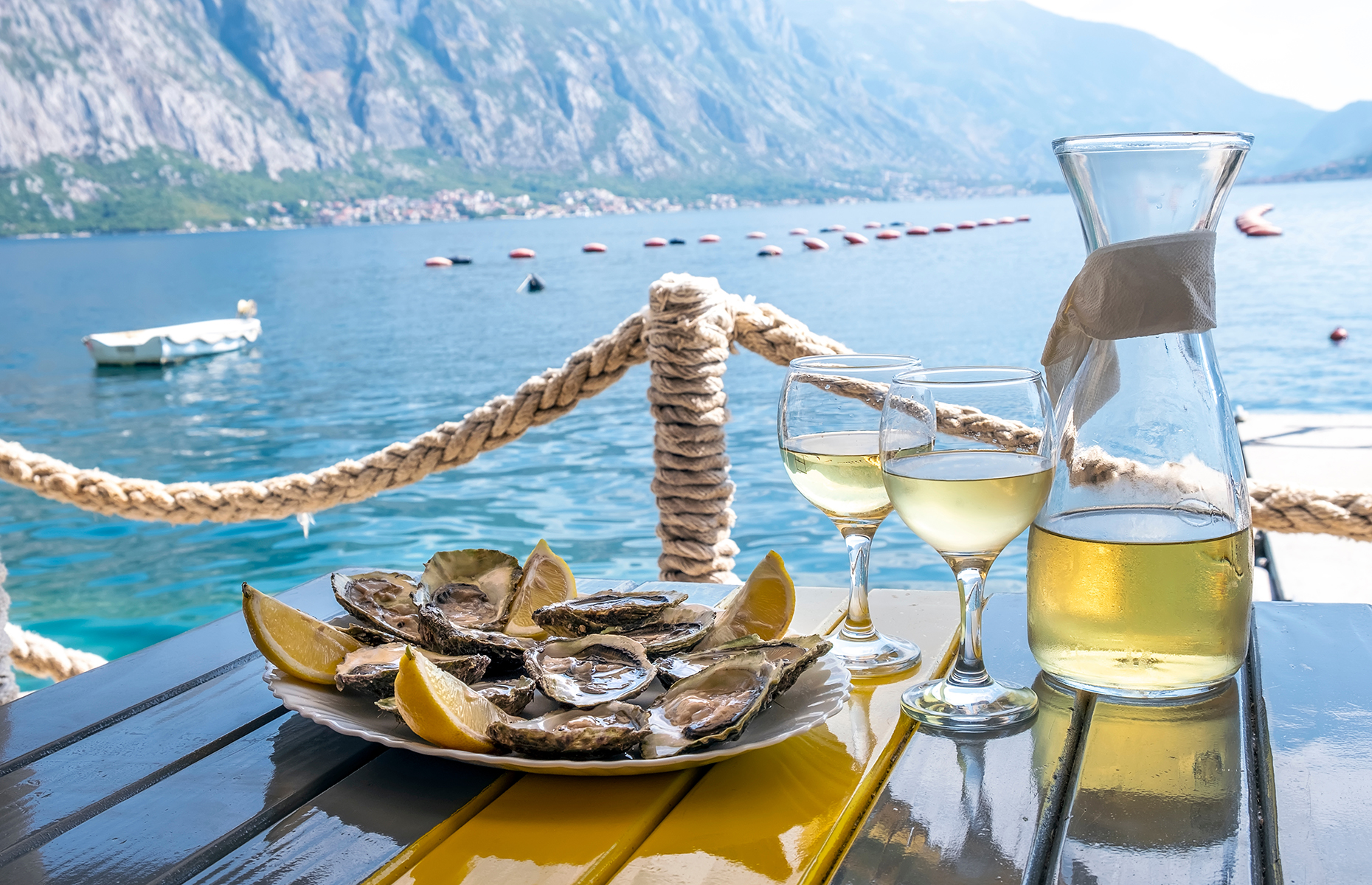 Oysters at a Montenegro restaurant. (Image: Carmian/Shutterstock)