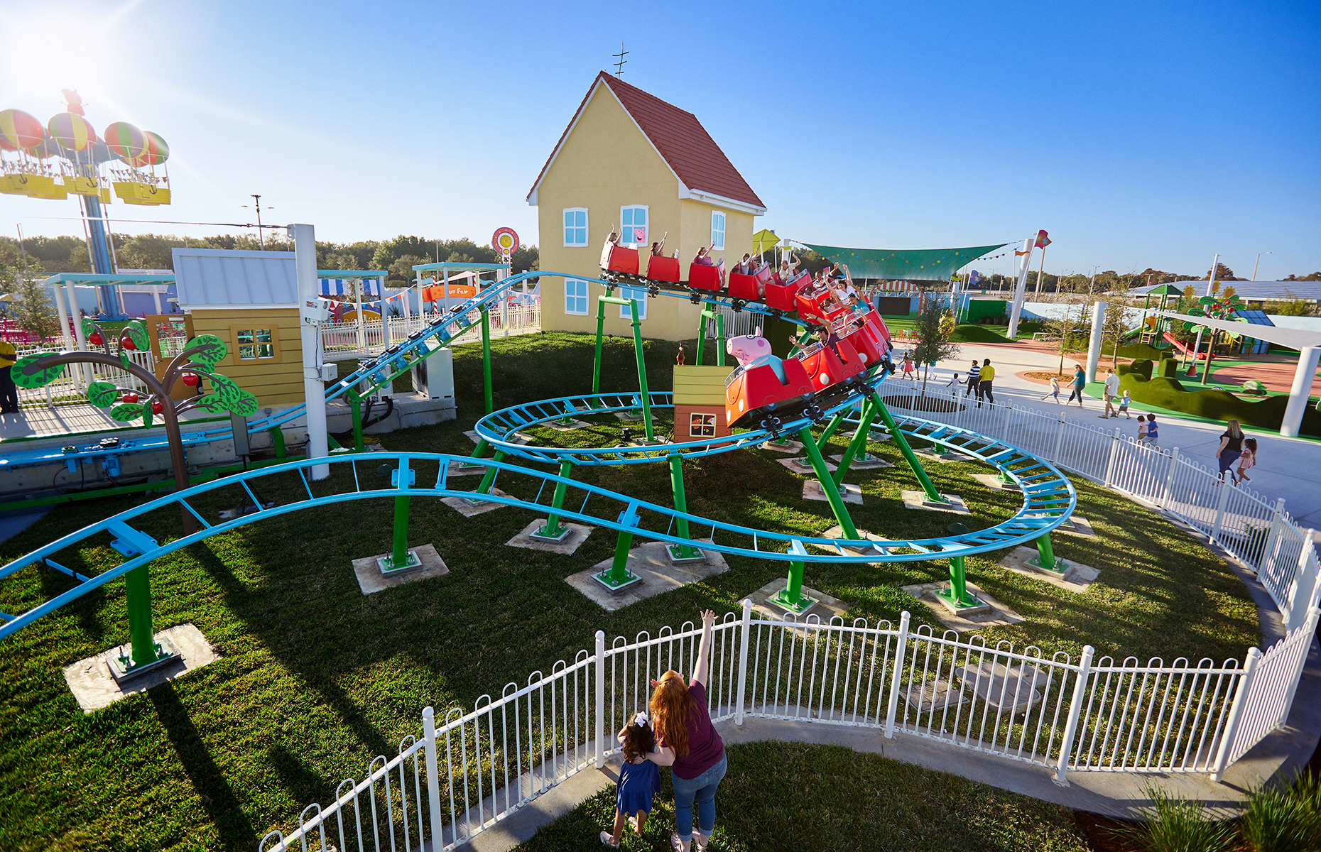 Daddy Pig's Roller Coaster, Peppa Pig Theme Park, Orlando, Florida (Image: Peppa Pig Theme Park)