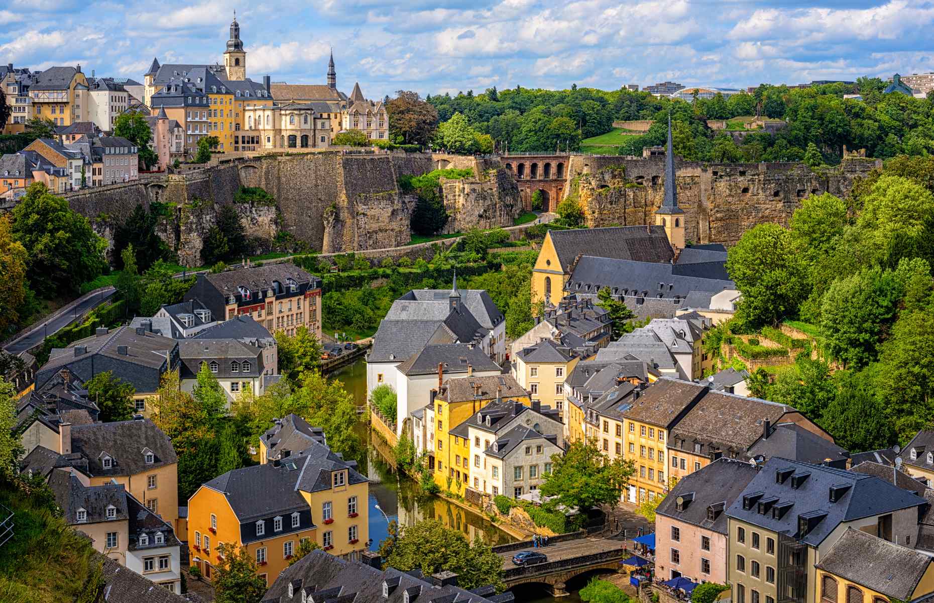 Old Town and Grund, Luxembourg City, Luxembourg (Image: Boris Stroujko/Shutterstock)