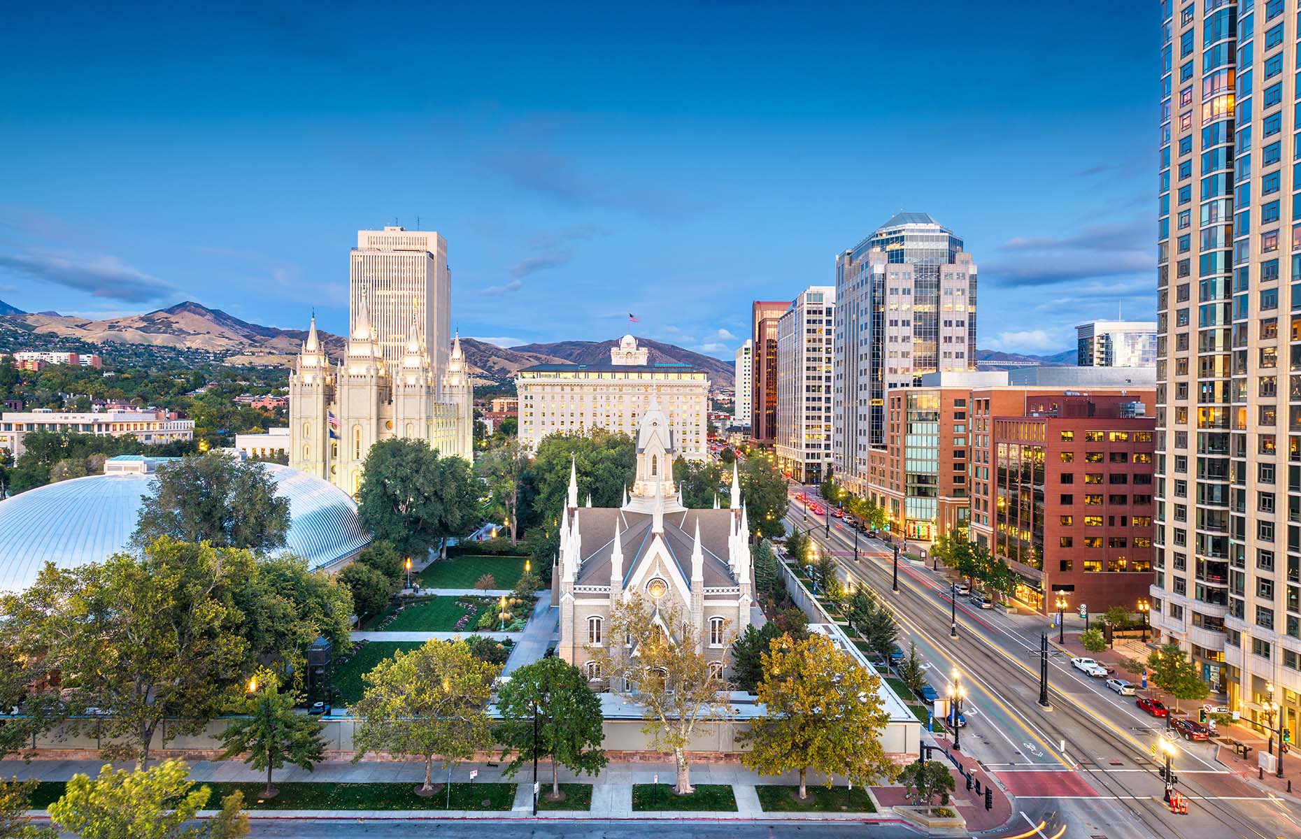 Salt Lake City view, Utah. (Image: Sean Pavone/Shutterstock)
