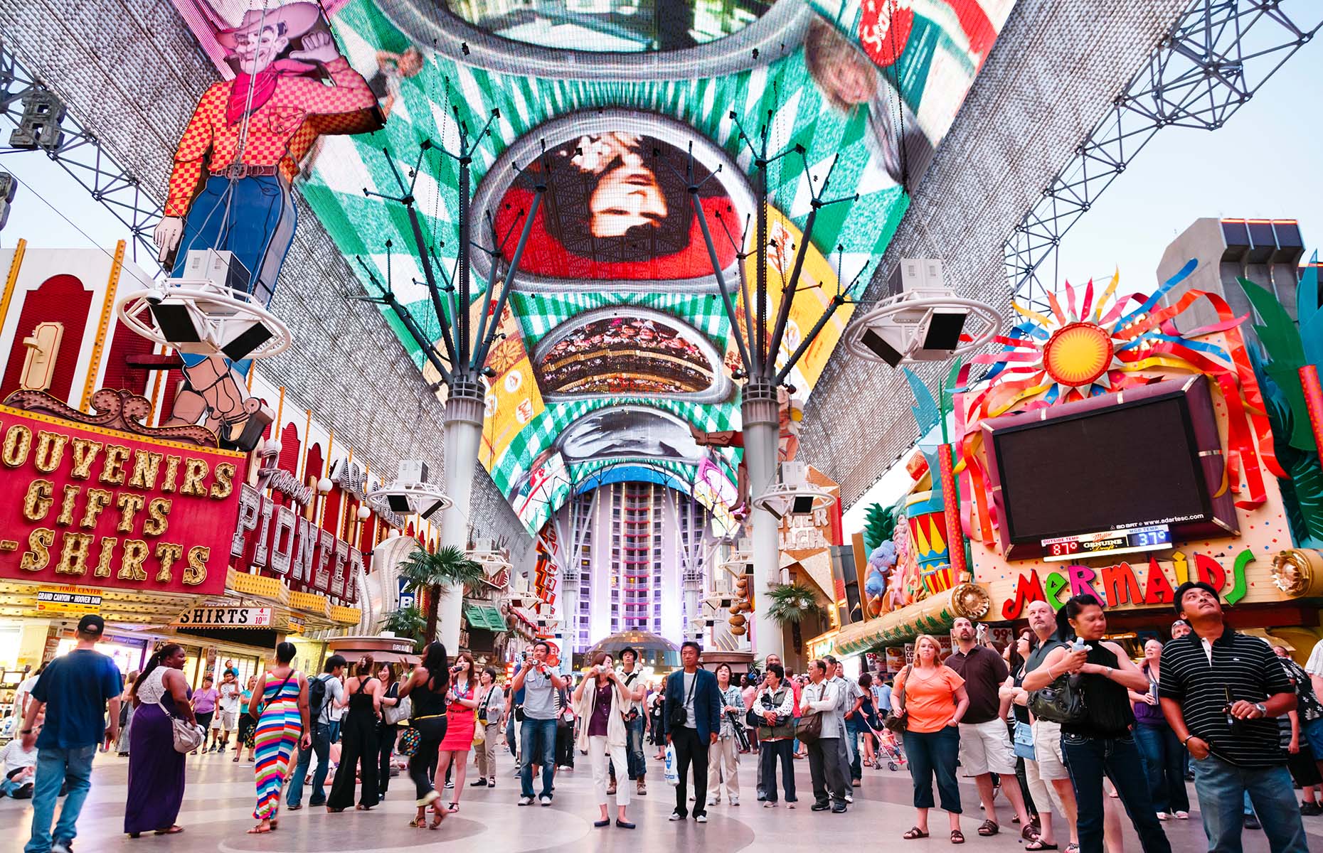 Fremont Street Experience in Las Vegas (Image: Paul Maguire/Shutterstock)