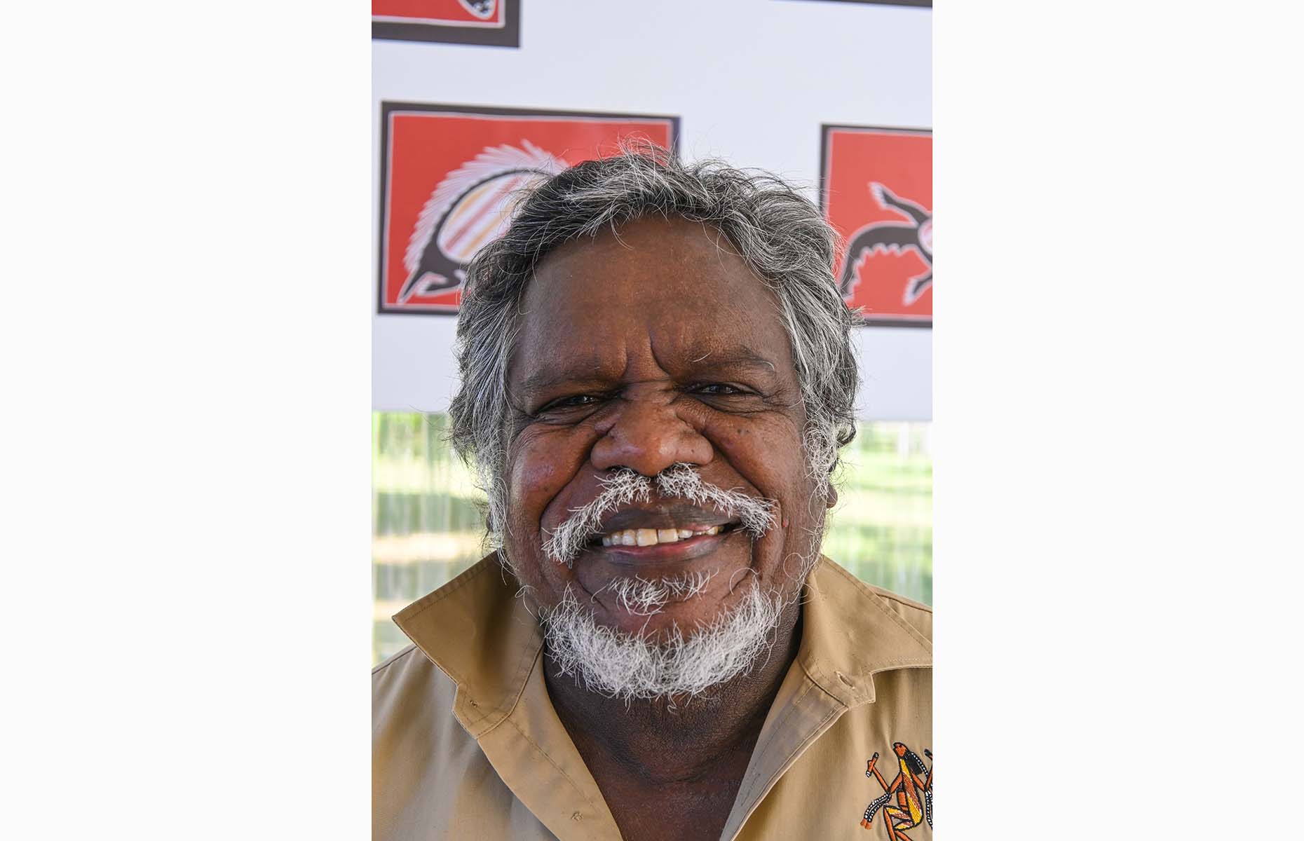Manuel from Top Didj Gallery in the Northern Territory (Image: Courtesy of Alex Outhwaite)