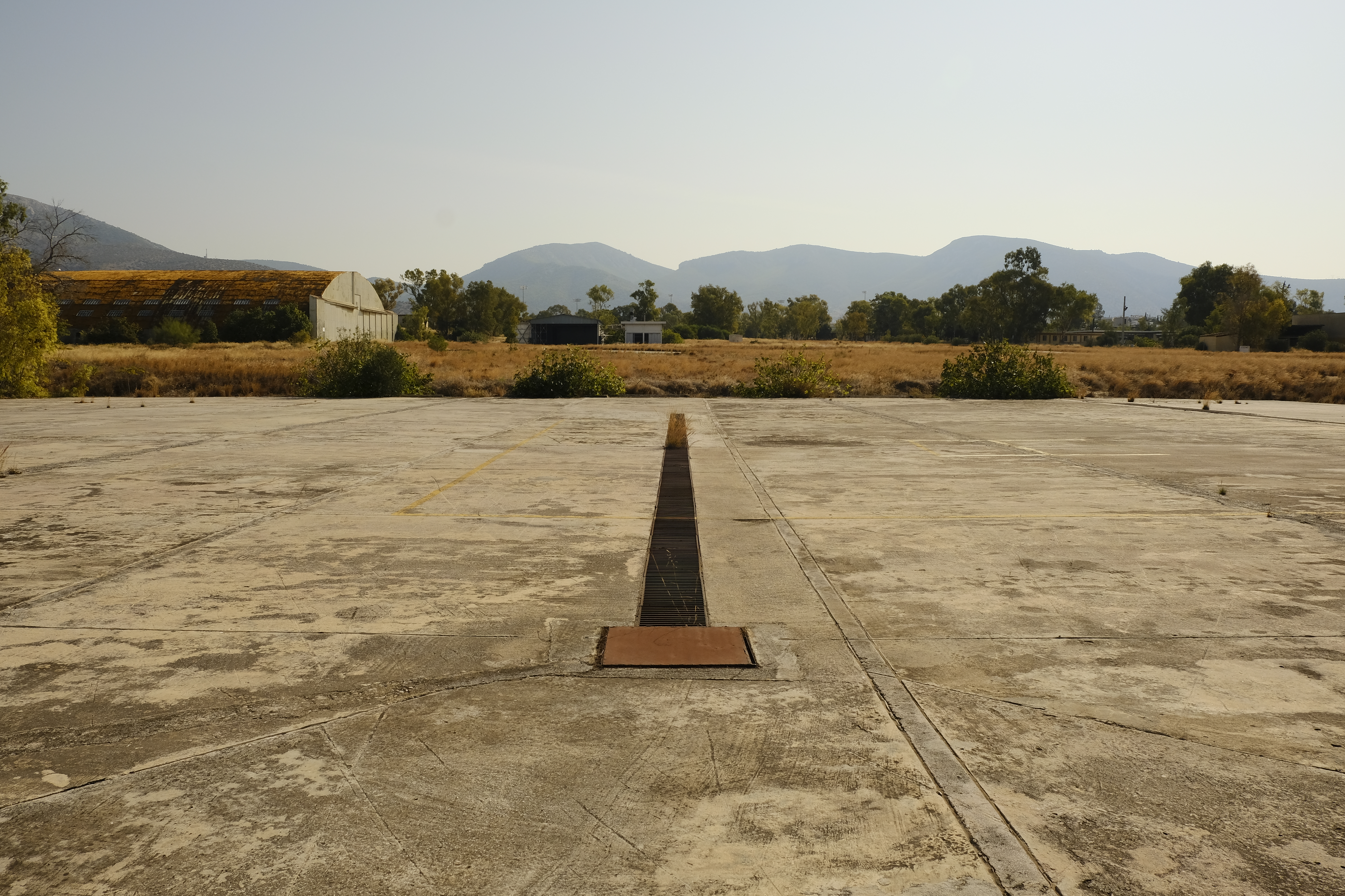 The abandoned Ellinikon airport before being transformed into the Experience Park, Athens