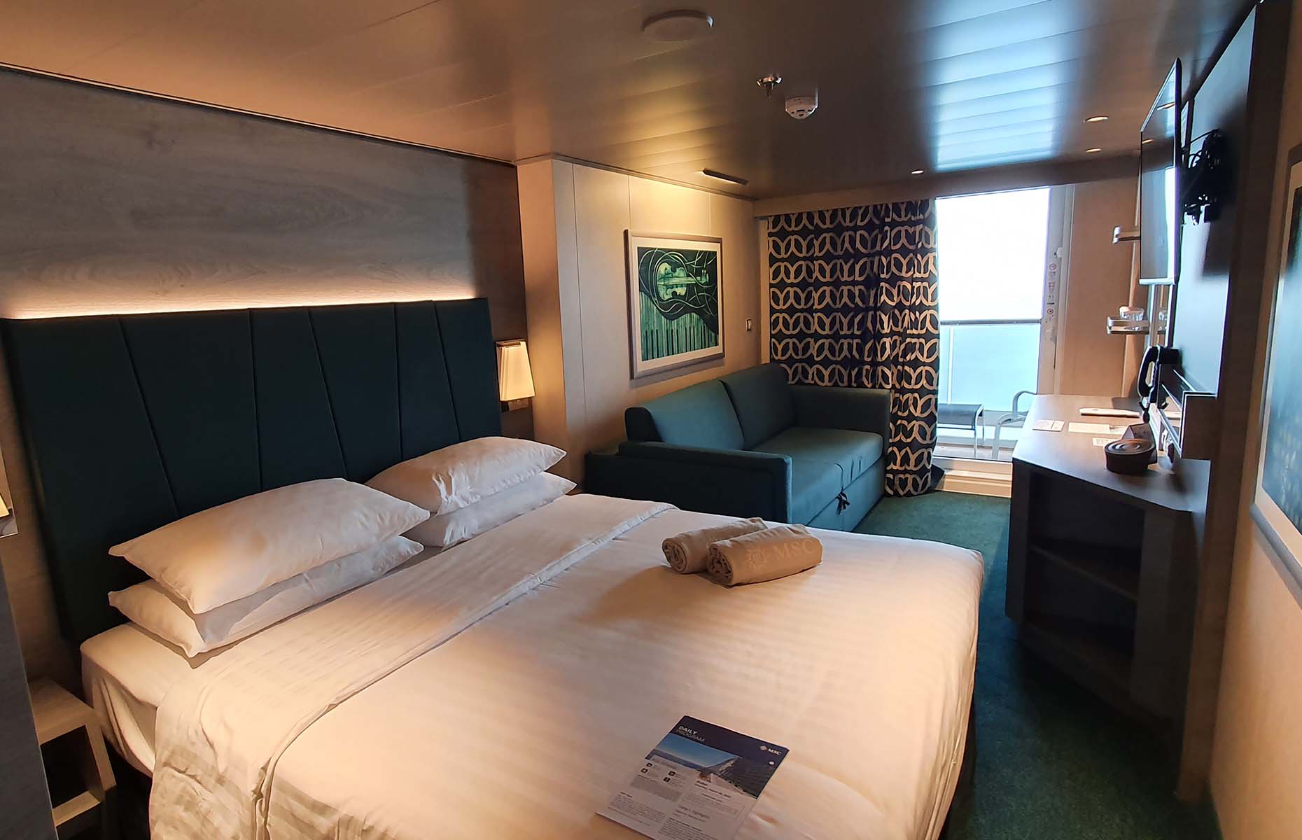 Cabin onboard MSC Virtuosa