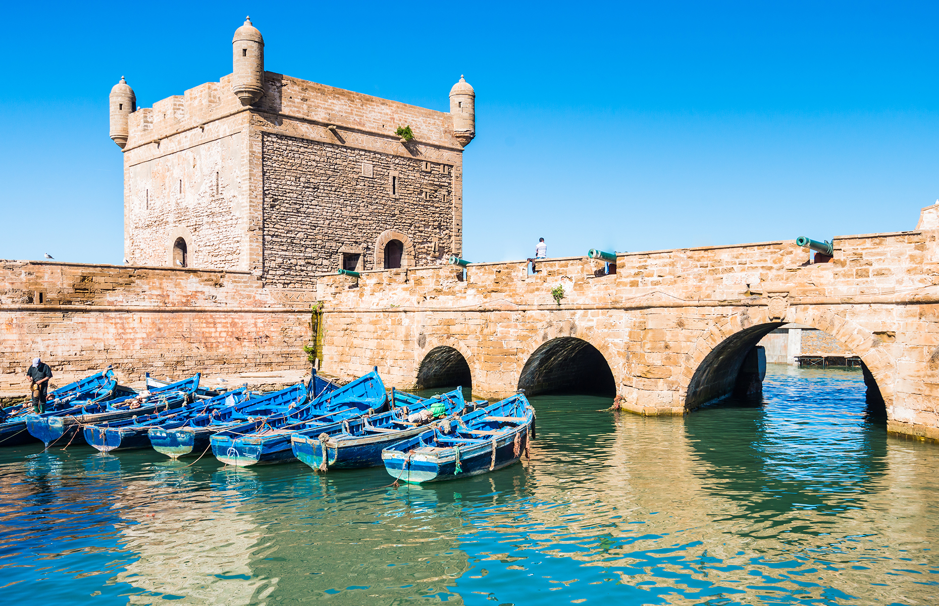 Ramparts in Essaouira, Morocco. (Image: Olga Kot Photo/Shutterstock)