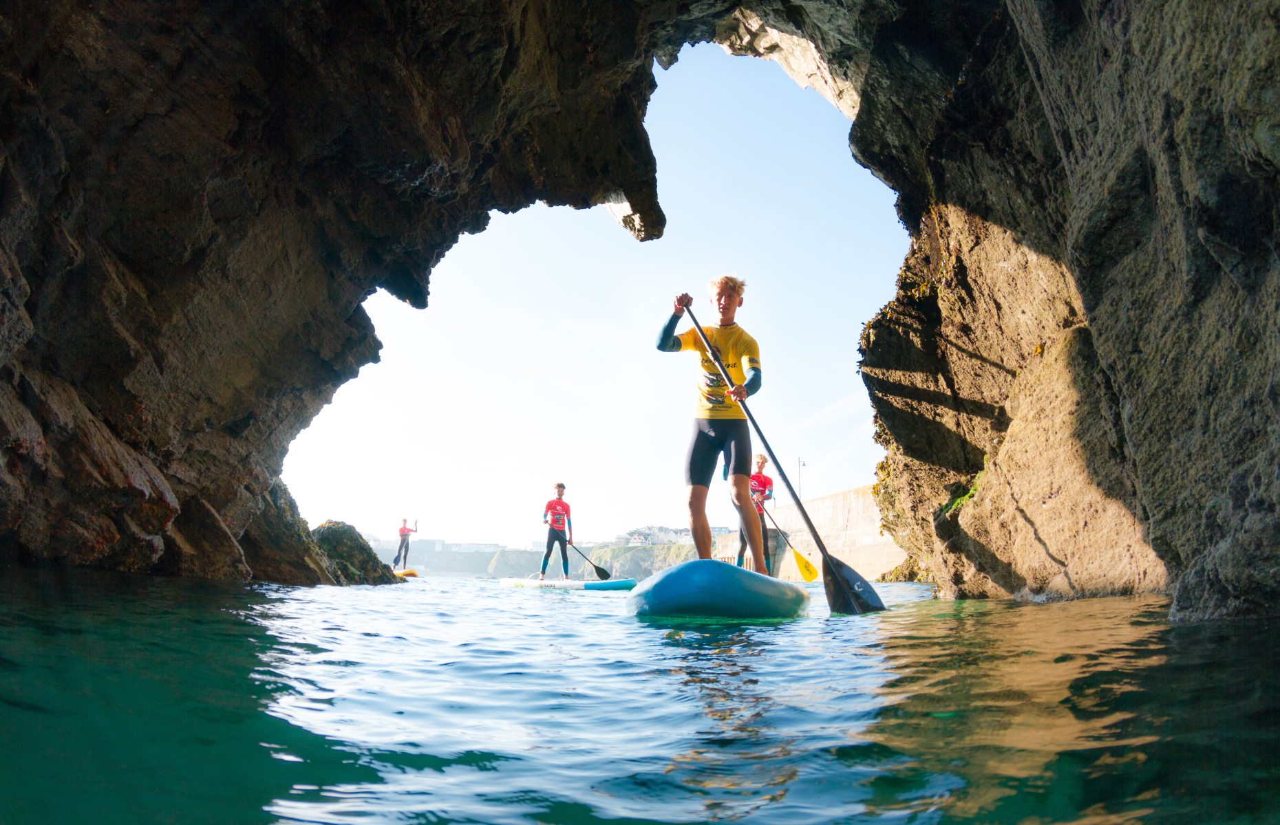 SUPing in Newquay (Image: Newquay Activity Centre)