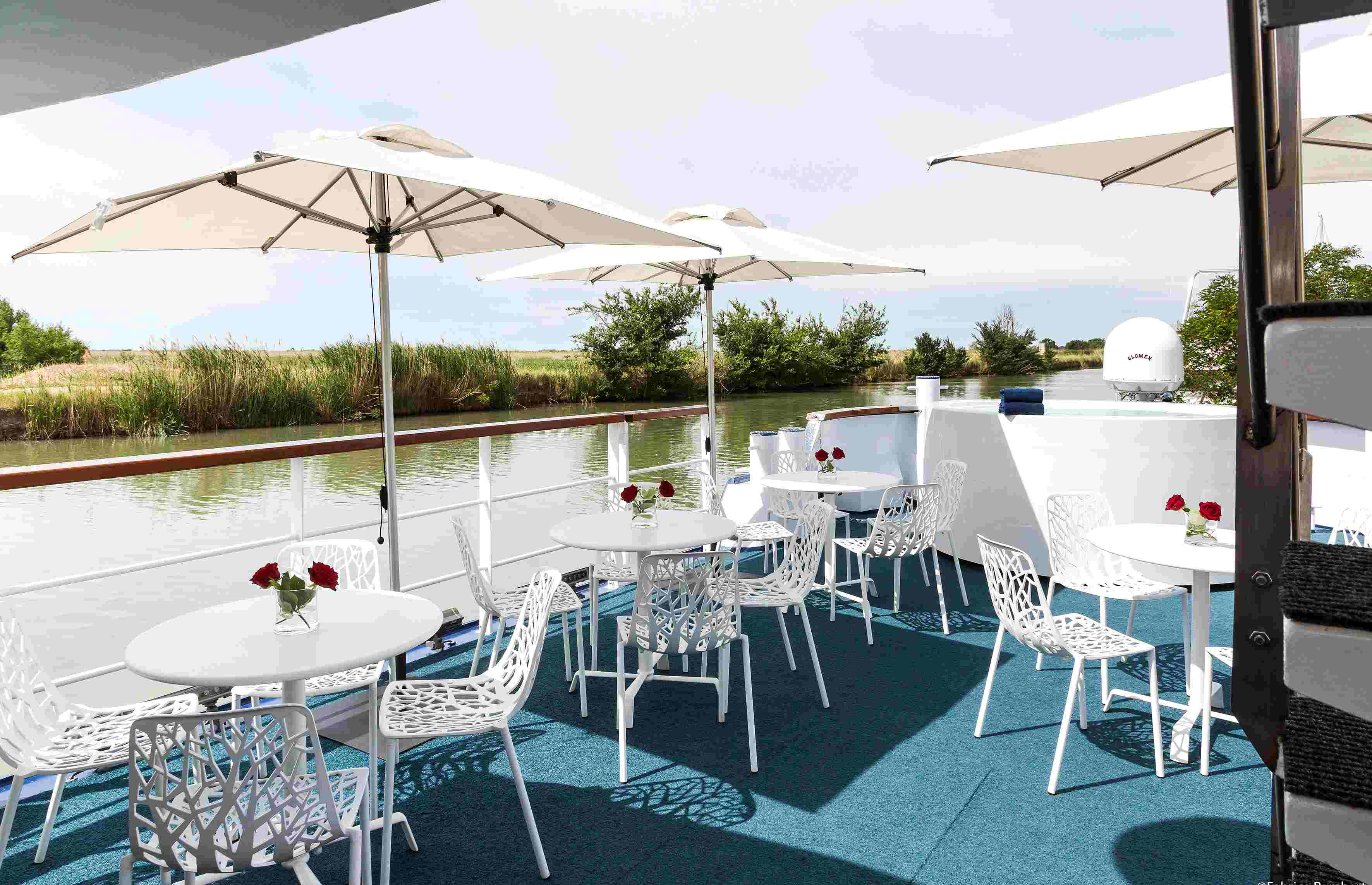Sun deck onboard CroisiEurope barge (Image: Courtesy of CroisiEurope)