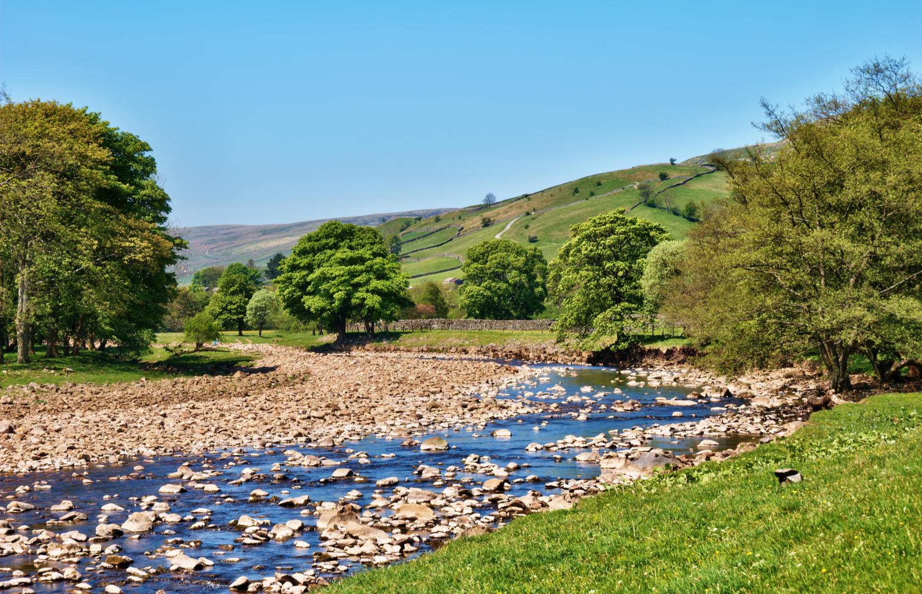 Swale River in Yorkshire (image:Kevin Eaves/Shutterstock)