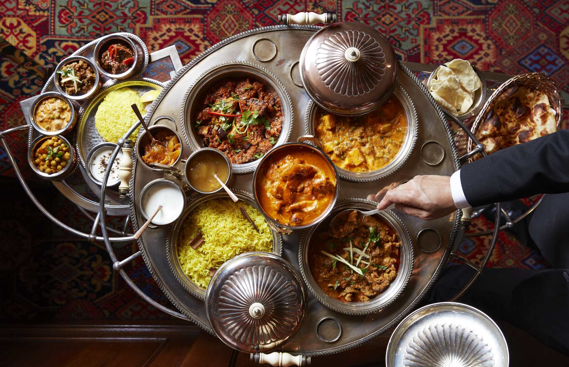 Dishes at The Curry Room (Courtesy The Rubens)