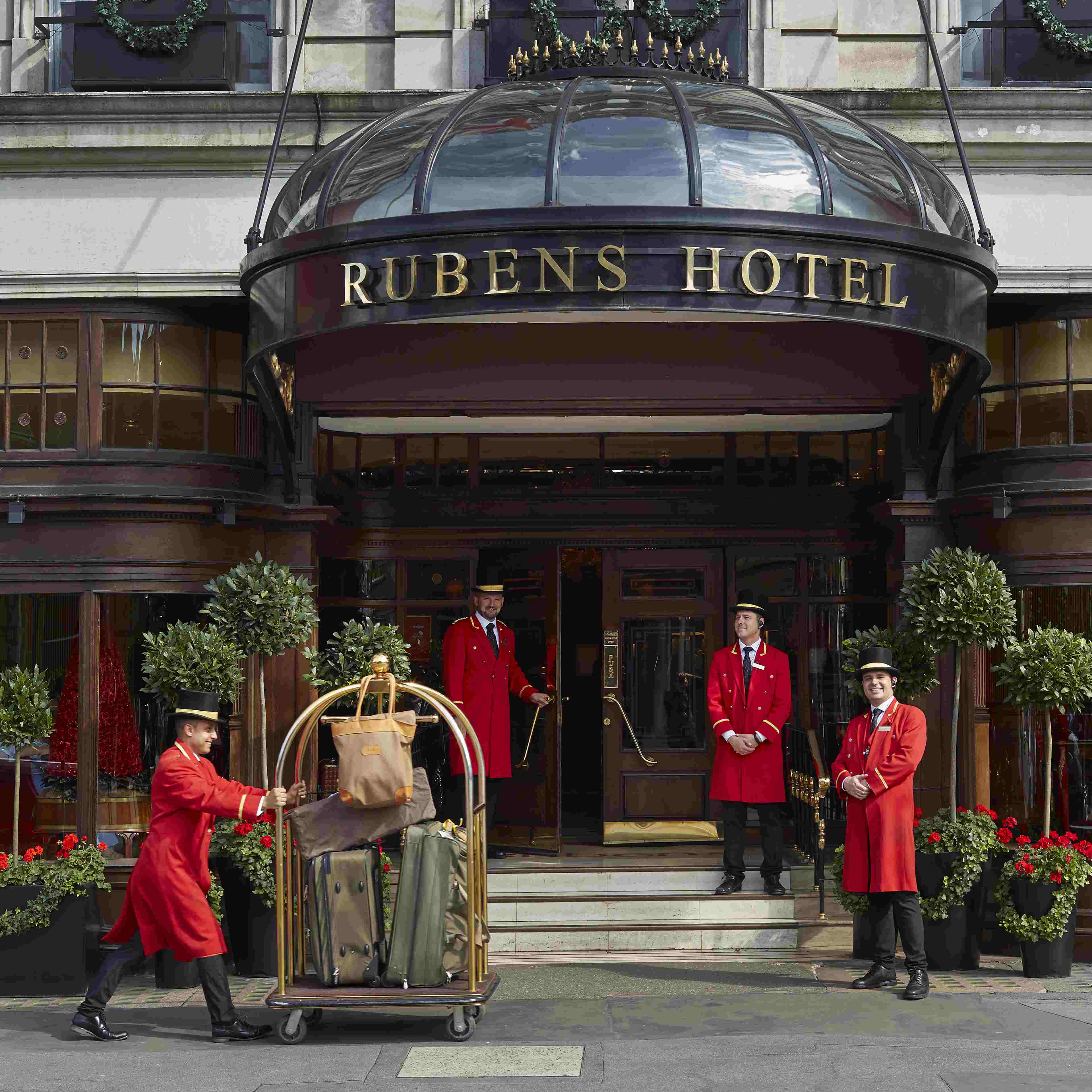 Doormen outside The Rubens (Courtesy The Rubens)