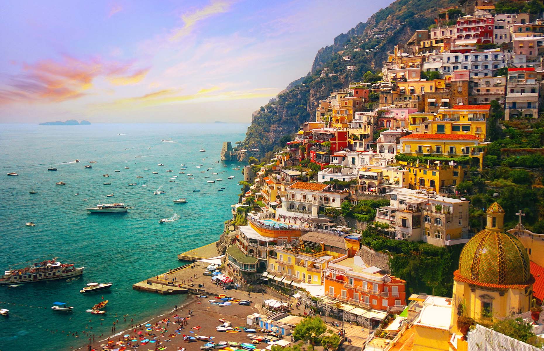 Positano on the Amalfi Coast (Image: Lina Harb/Shutterstock)