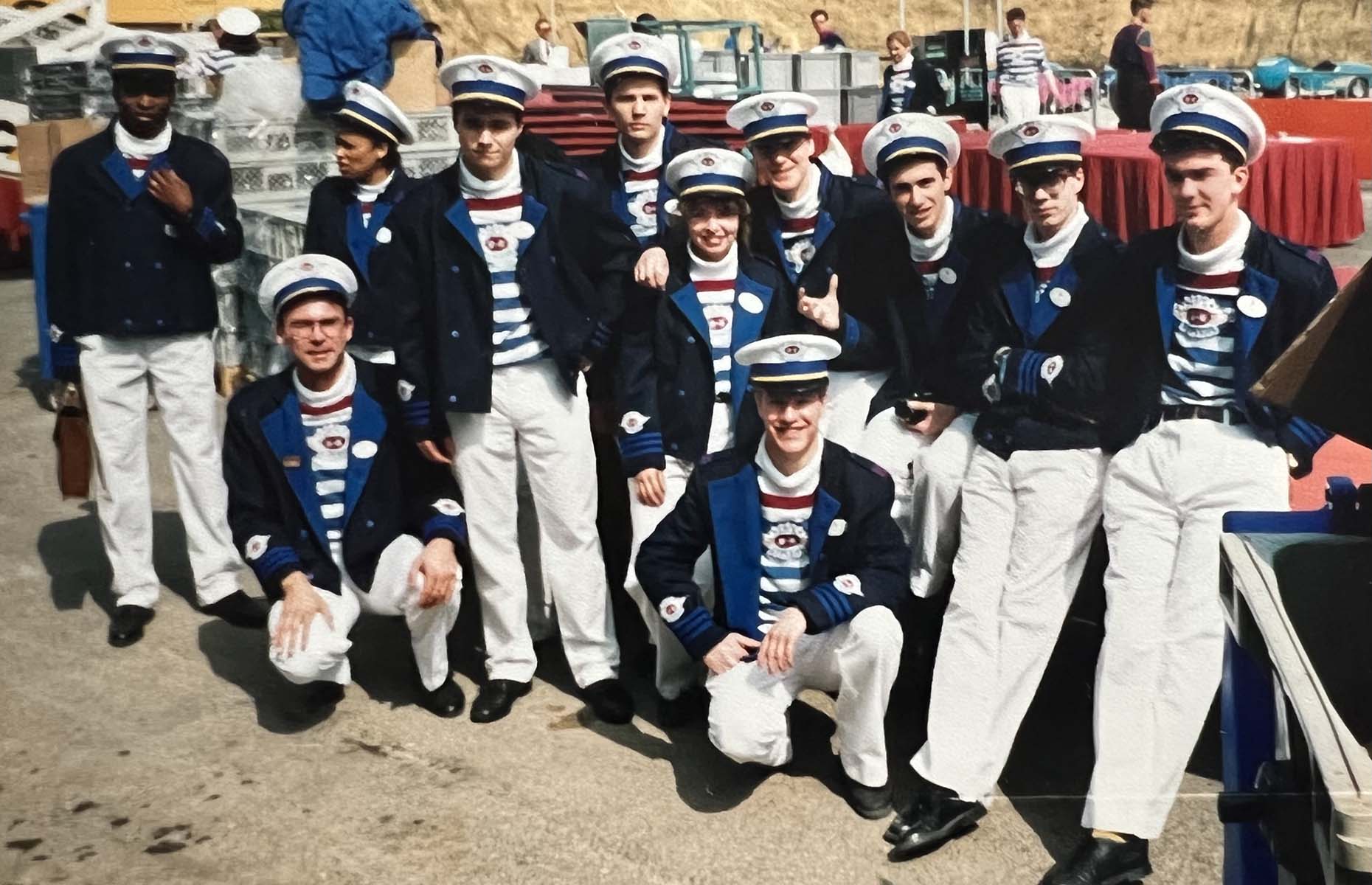 Disneyland Paris Opening Crew (Image: Courtesy of Lauren Jarvis)