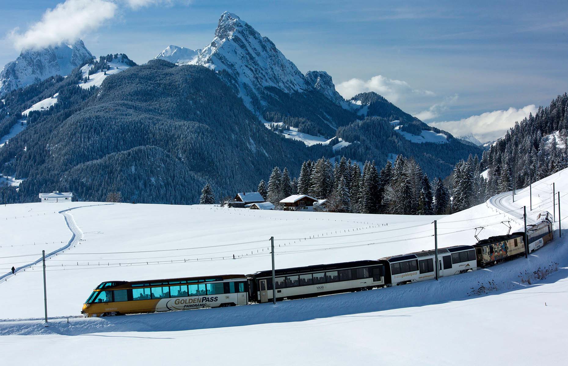 Golden Pass Panoramic train (Image: Prisma by Dukas Presseagentur GmbH/Alamy Stock Photo)