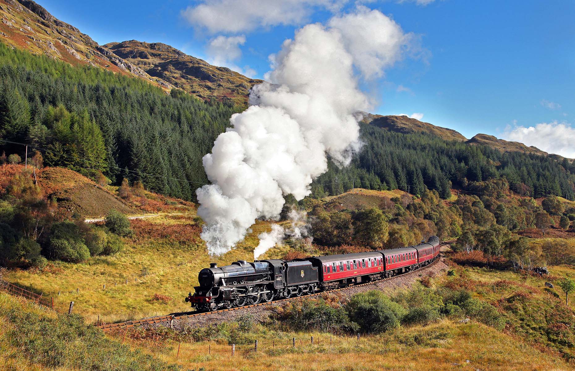 Jacobite Steam Train (Image: Phil Metcalfe/Alamy Stock Photo)