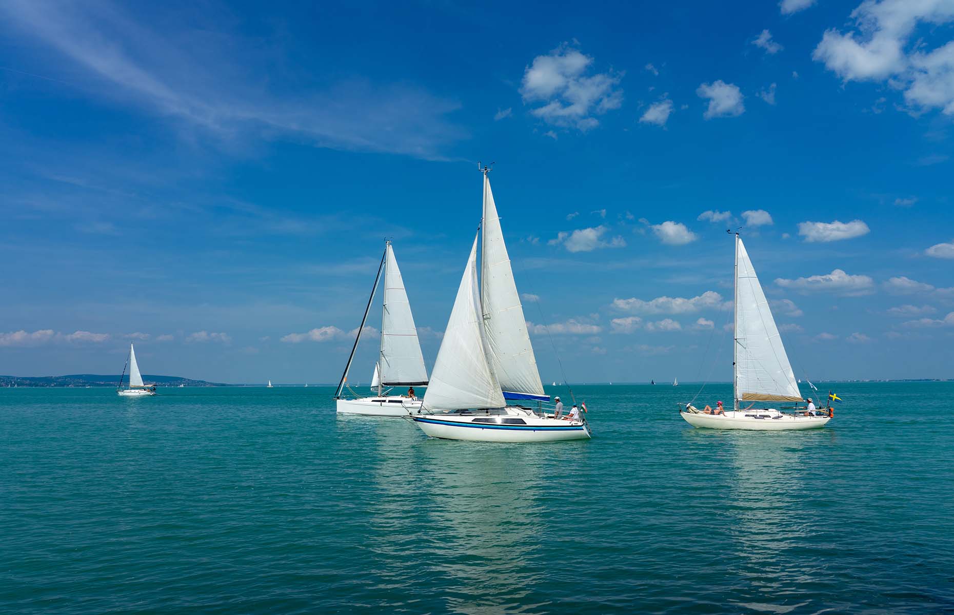 Sailing in Lake Balaton, Hungary (Image: berni0004/Shutterstock)