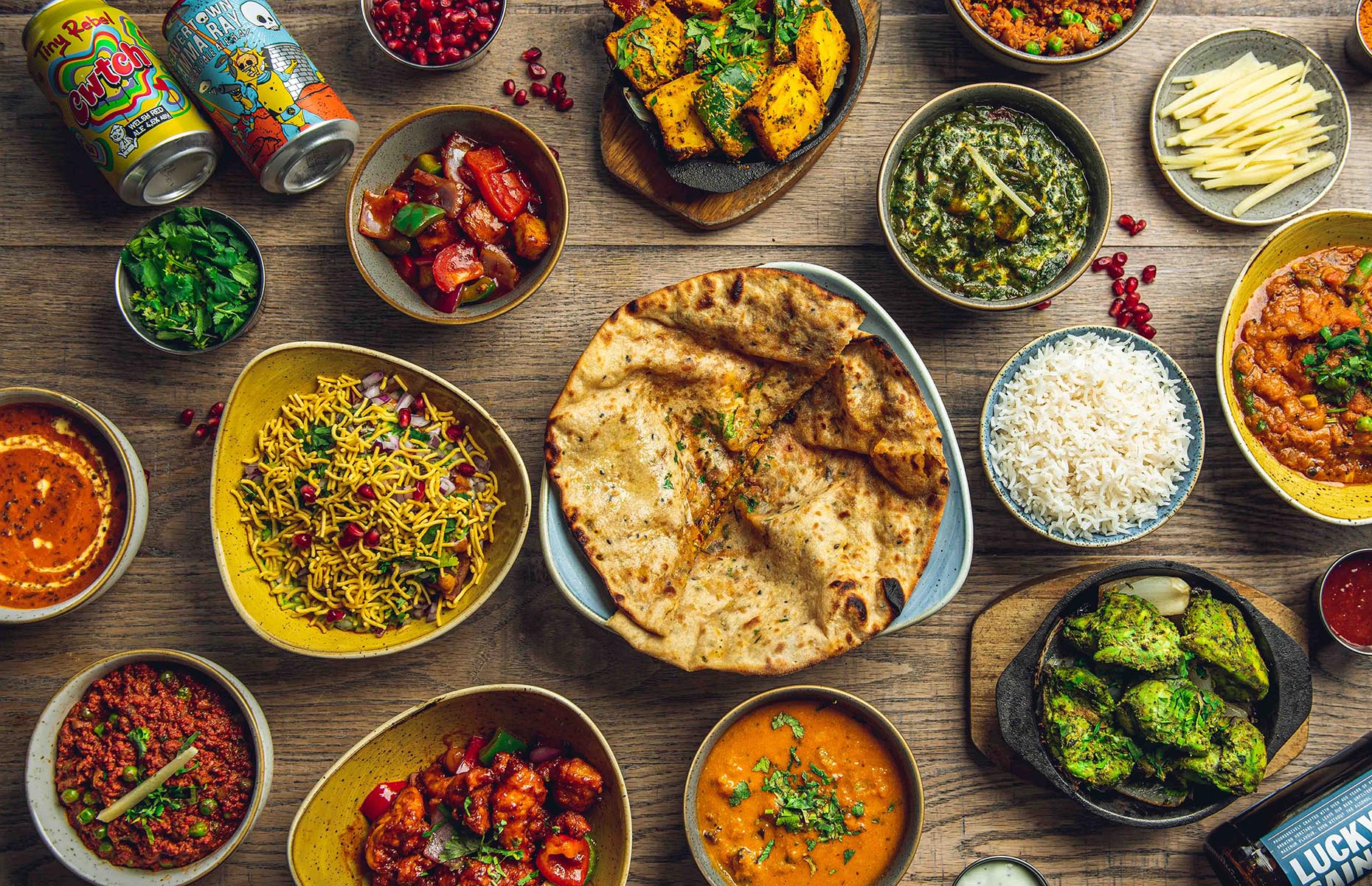 A selection of dishes available at Tap and Tandoor (Visit Southampton)