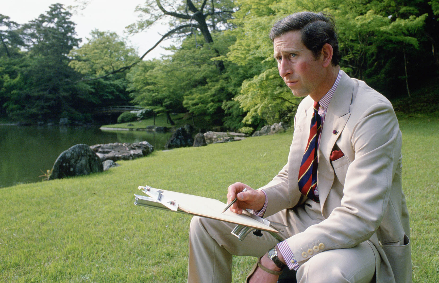 King Charles sketching (Tim Graham /Getty Images)