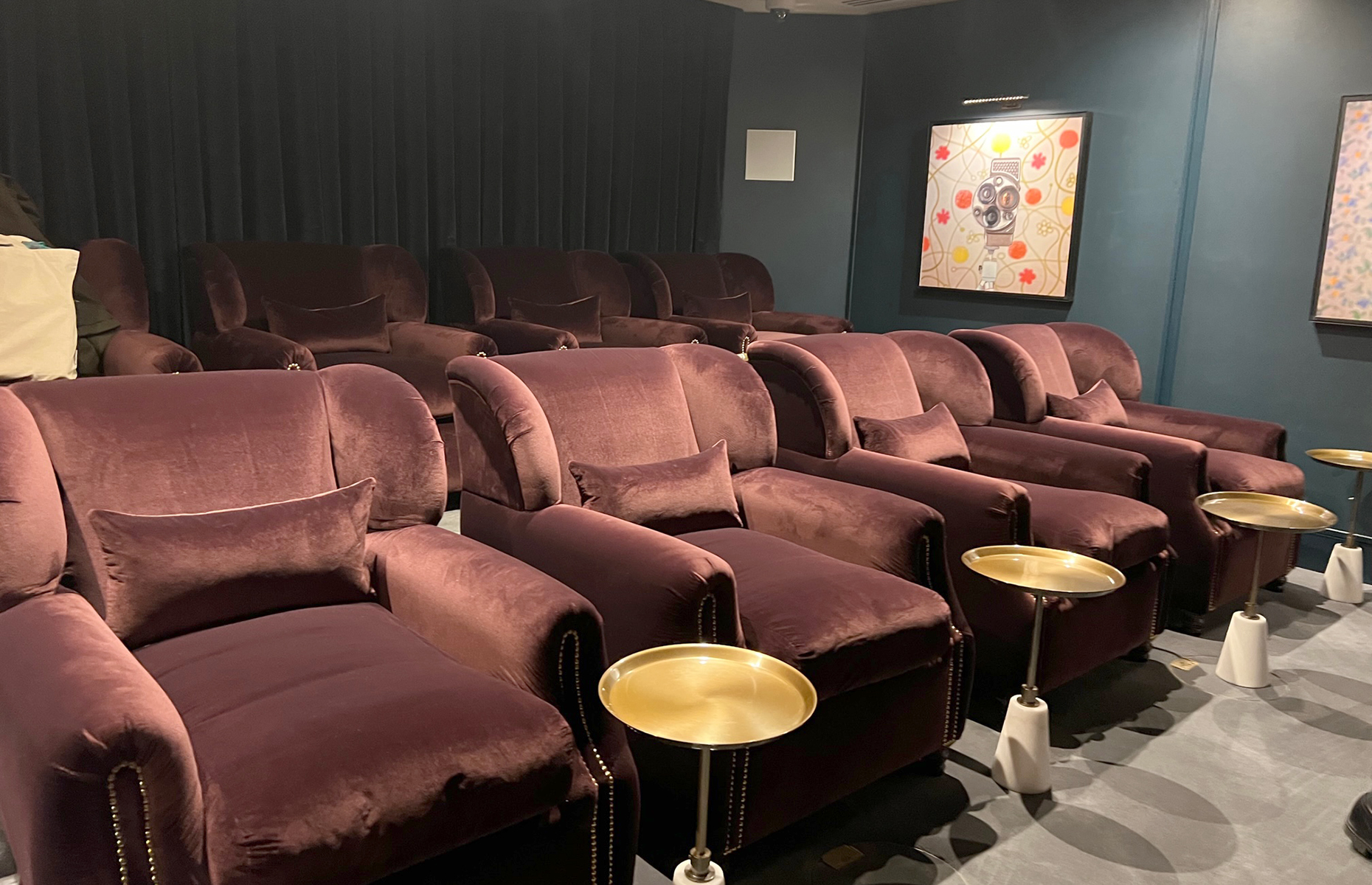 Private cinema at the Cheval Collection. (Image: Lauren Jarvis)