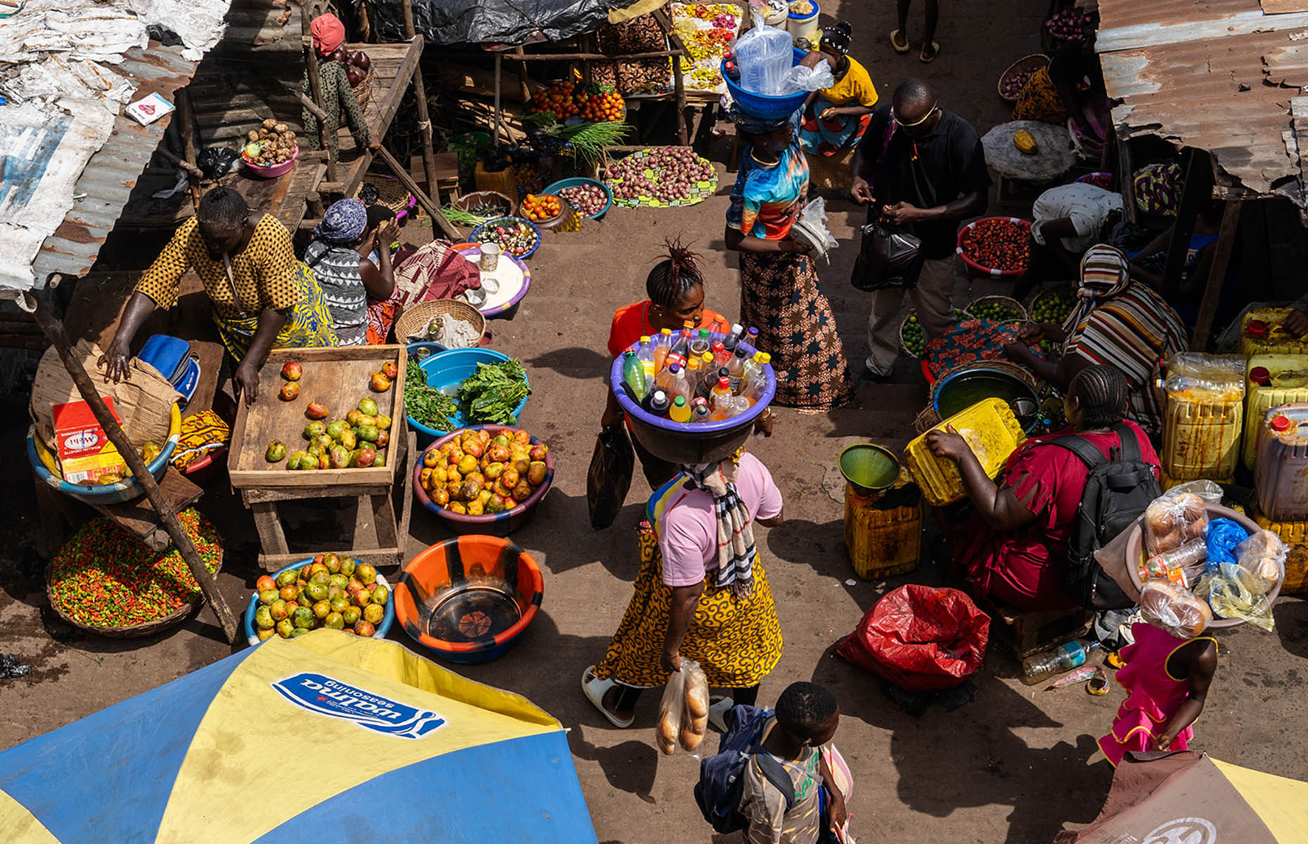 King Jimmy Market in Freetown (Peter Moore)