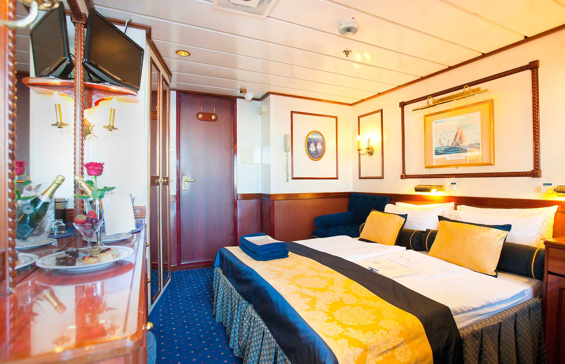 A cabin on board Star Flyer (Image: Star Clippers)