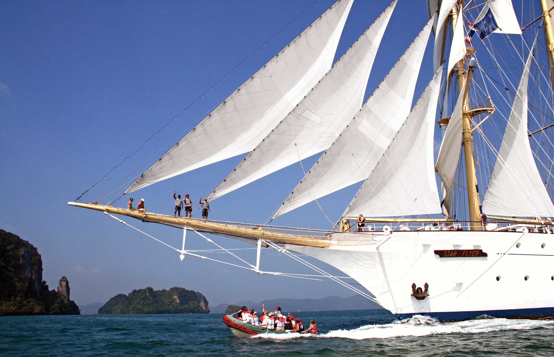 Watersports on board Star Clippers' Star Flyer (Image: Star Clippers)