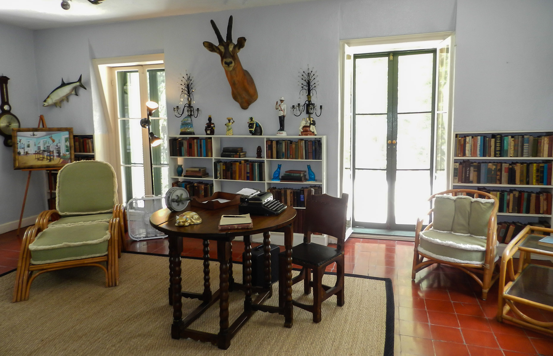The table at Hemingway House (Image: Luiz Barrionuevo/Shutterstock)
