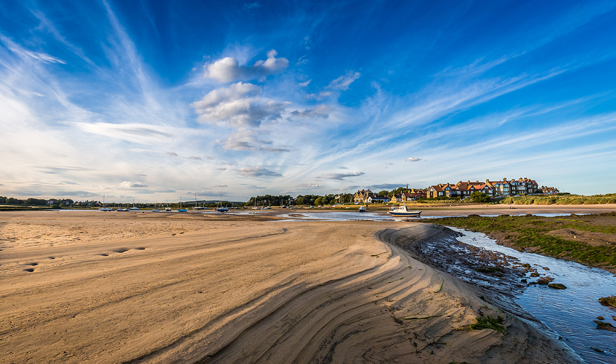 Alnmouth beach Northumberland