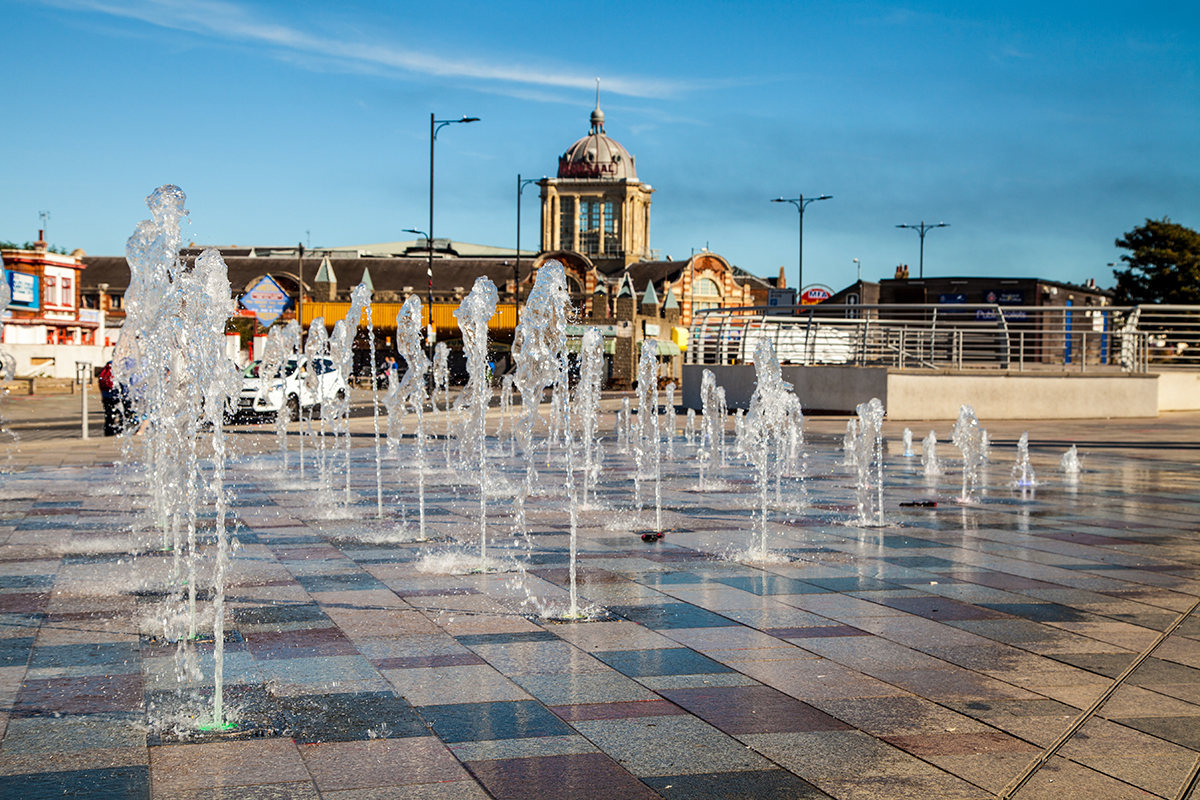 Southend on Sea, seafront fountain