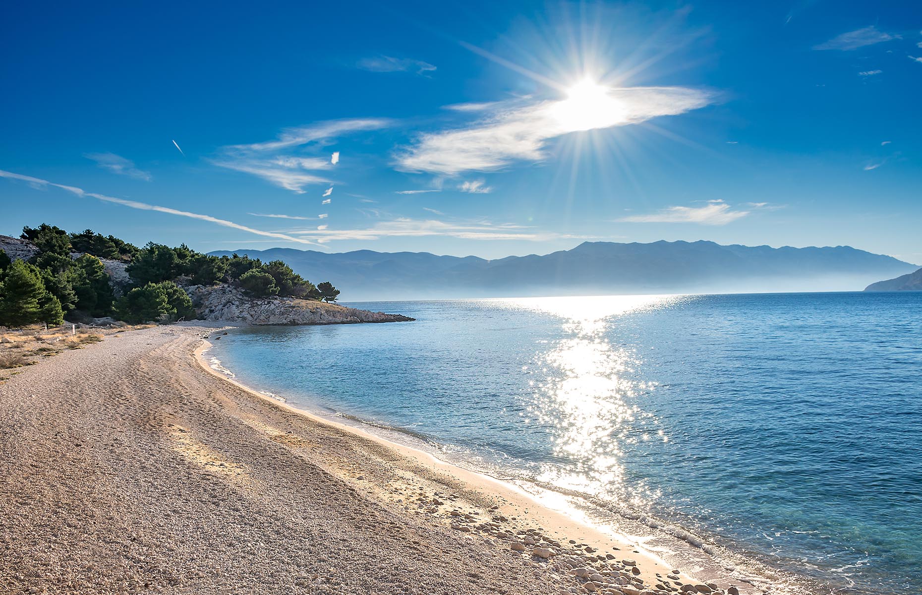 Baska beach on Krk (Image: Natasa Kirin/Shutterstock)