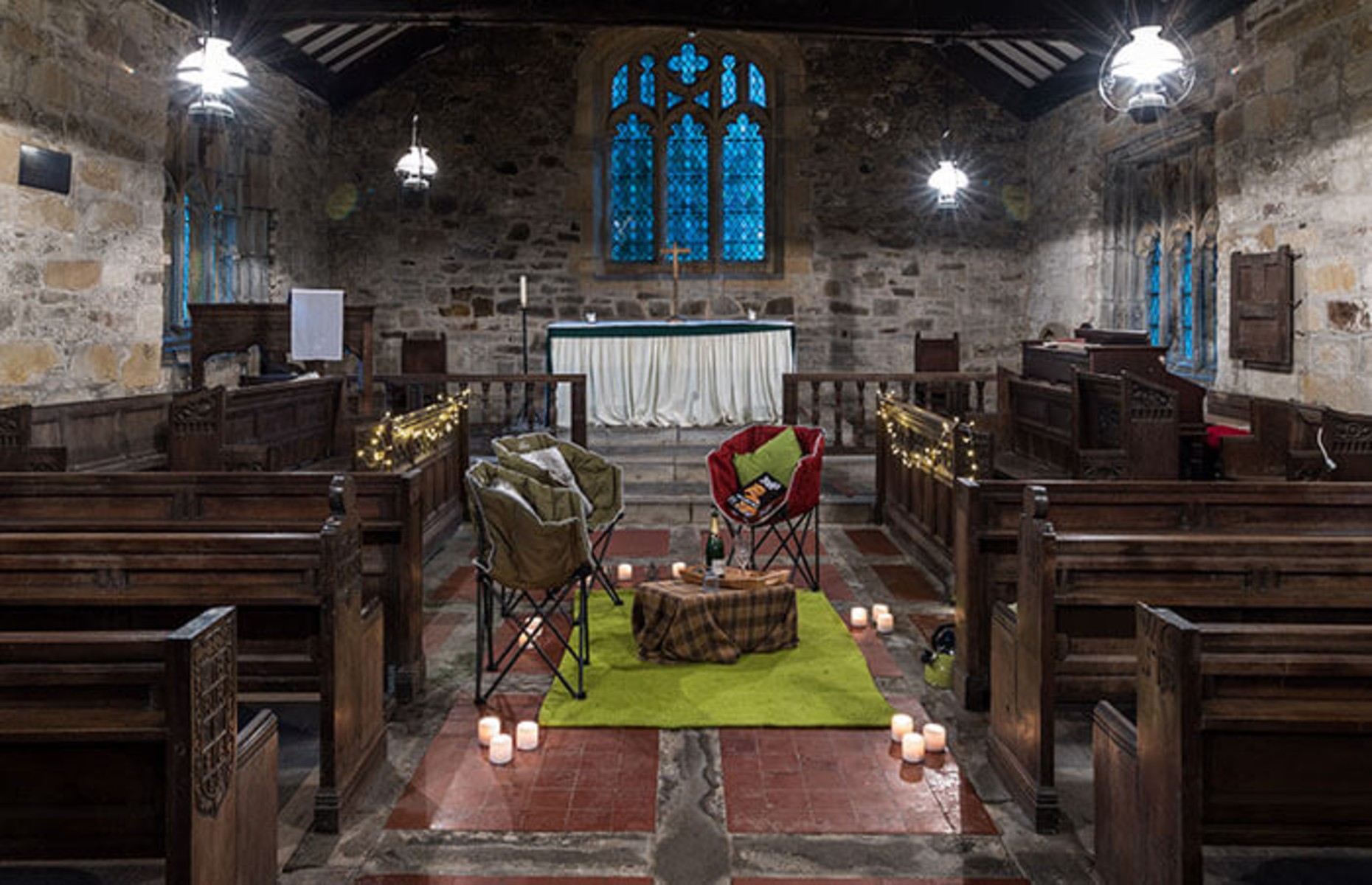 Inside St Leonards (Image: Champing.co.uk)