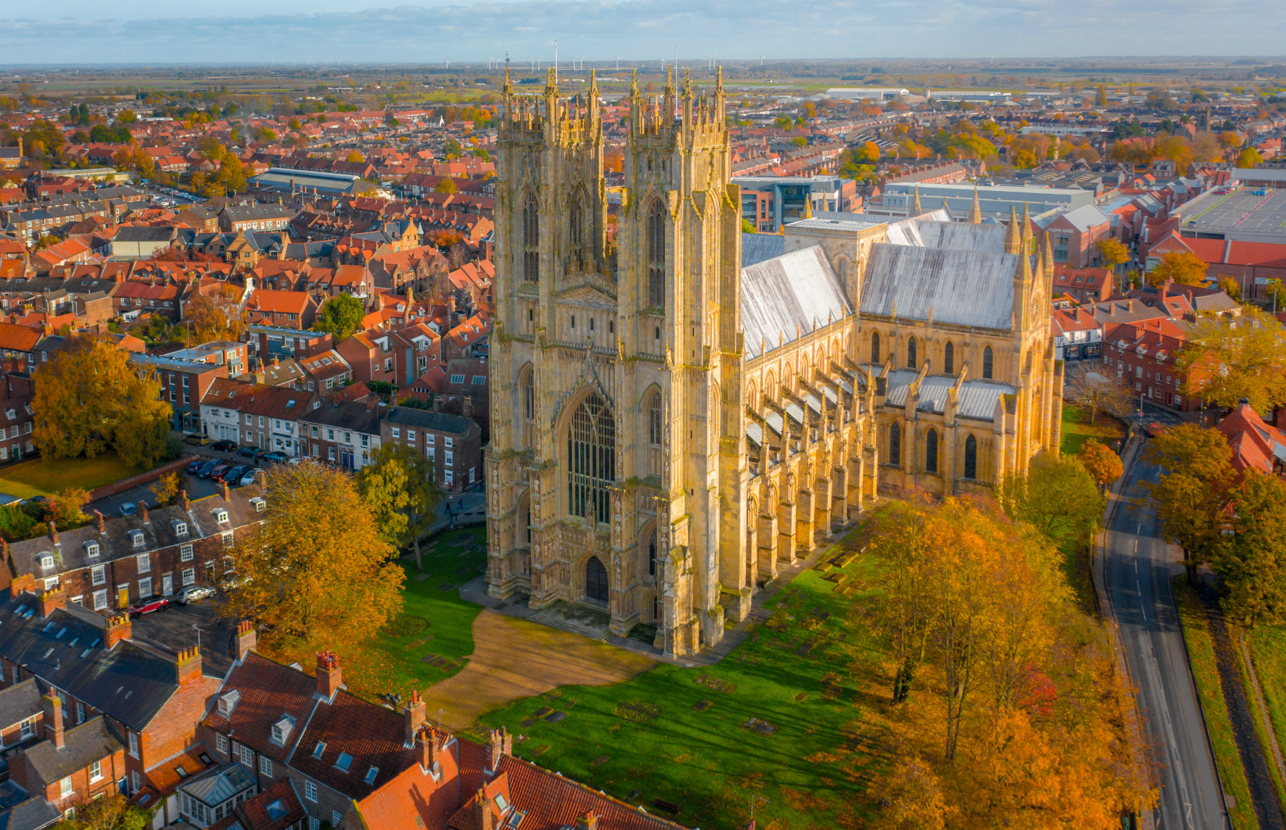 Beverley Minster from above (Image: Piranhi/Shutterstock)