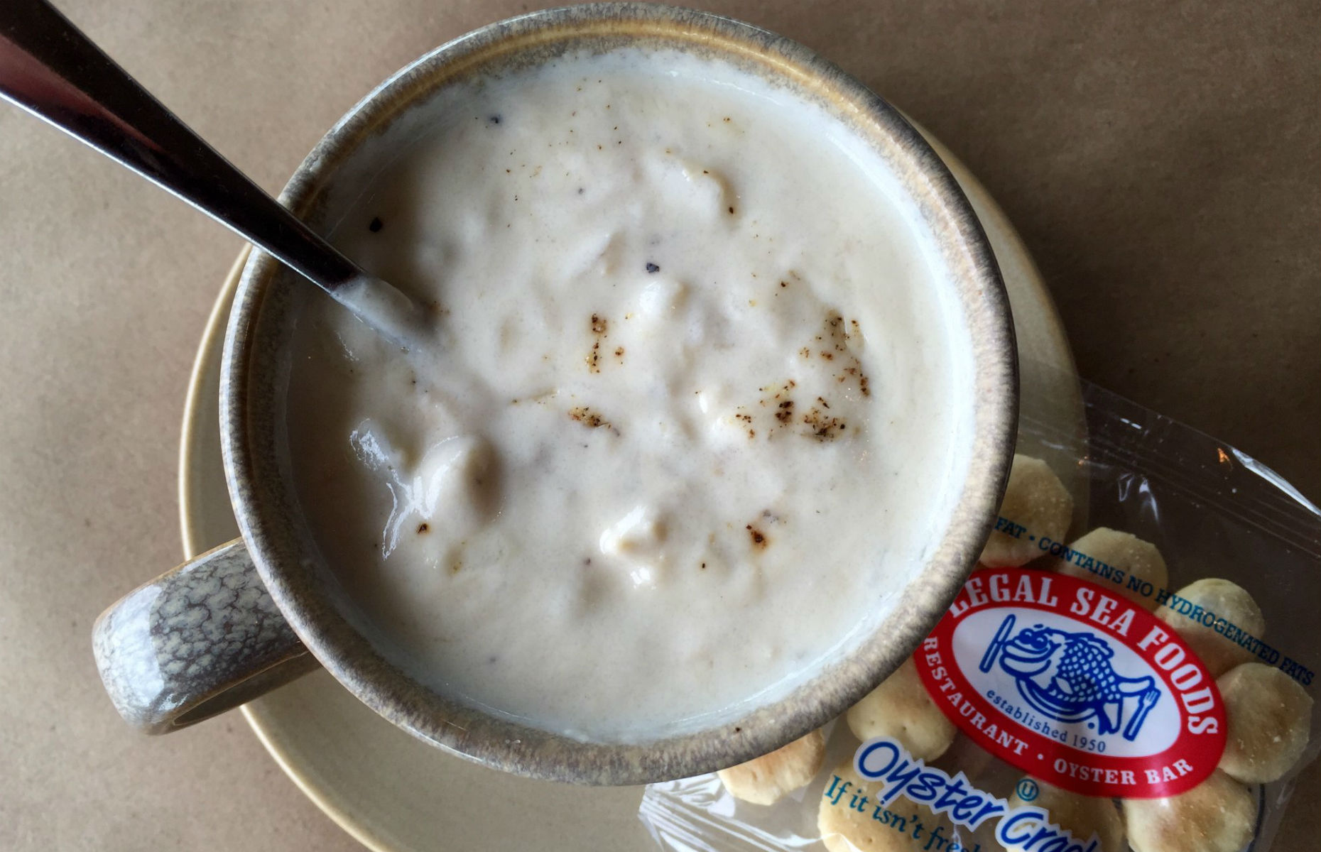 Legal Sea Foods clam chowder